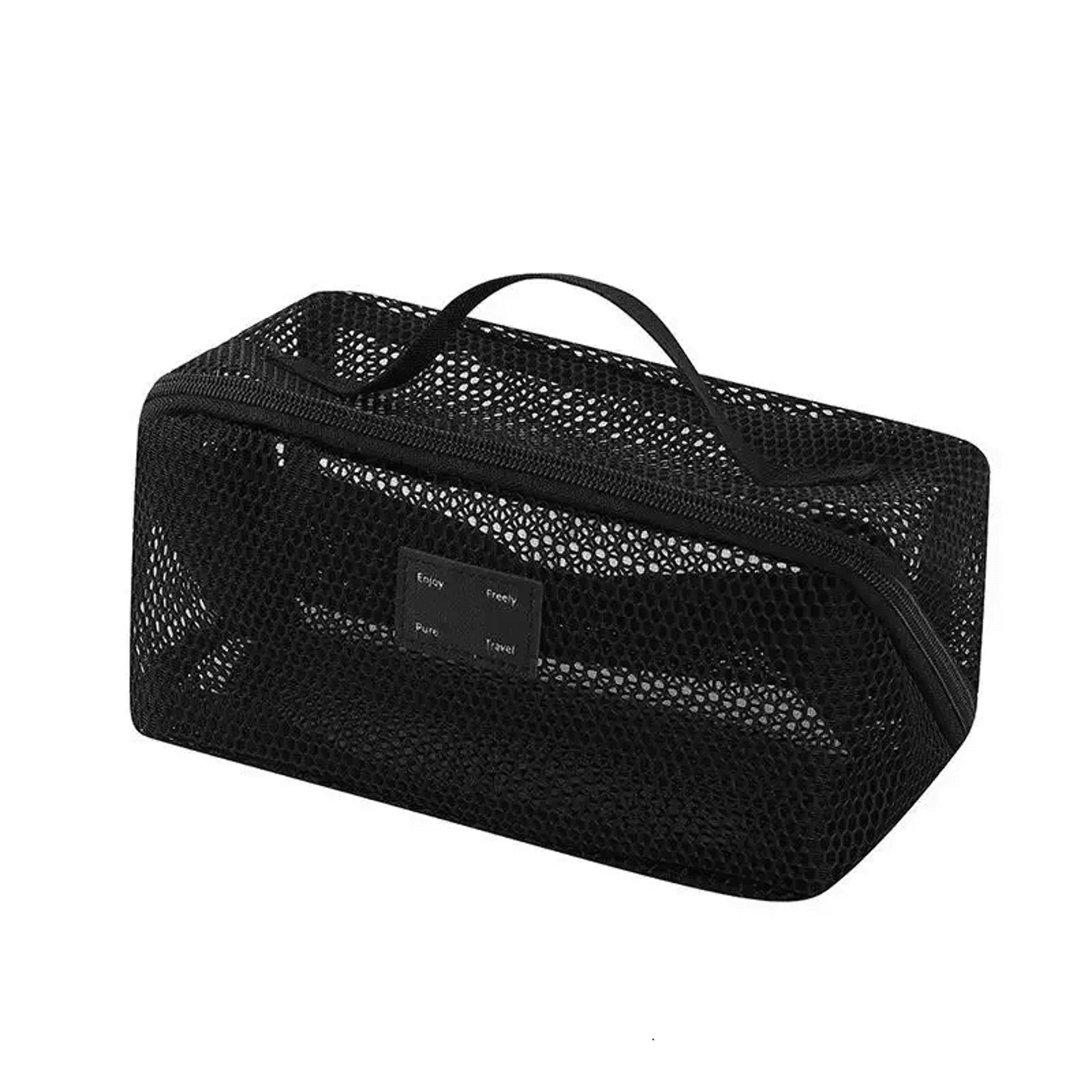 makeup organizer bag polyester travel cosmetic and toiletry case