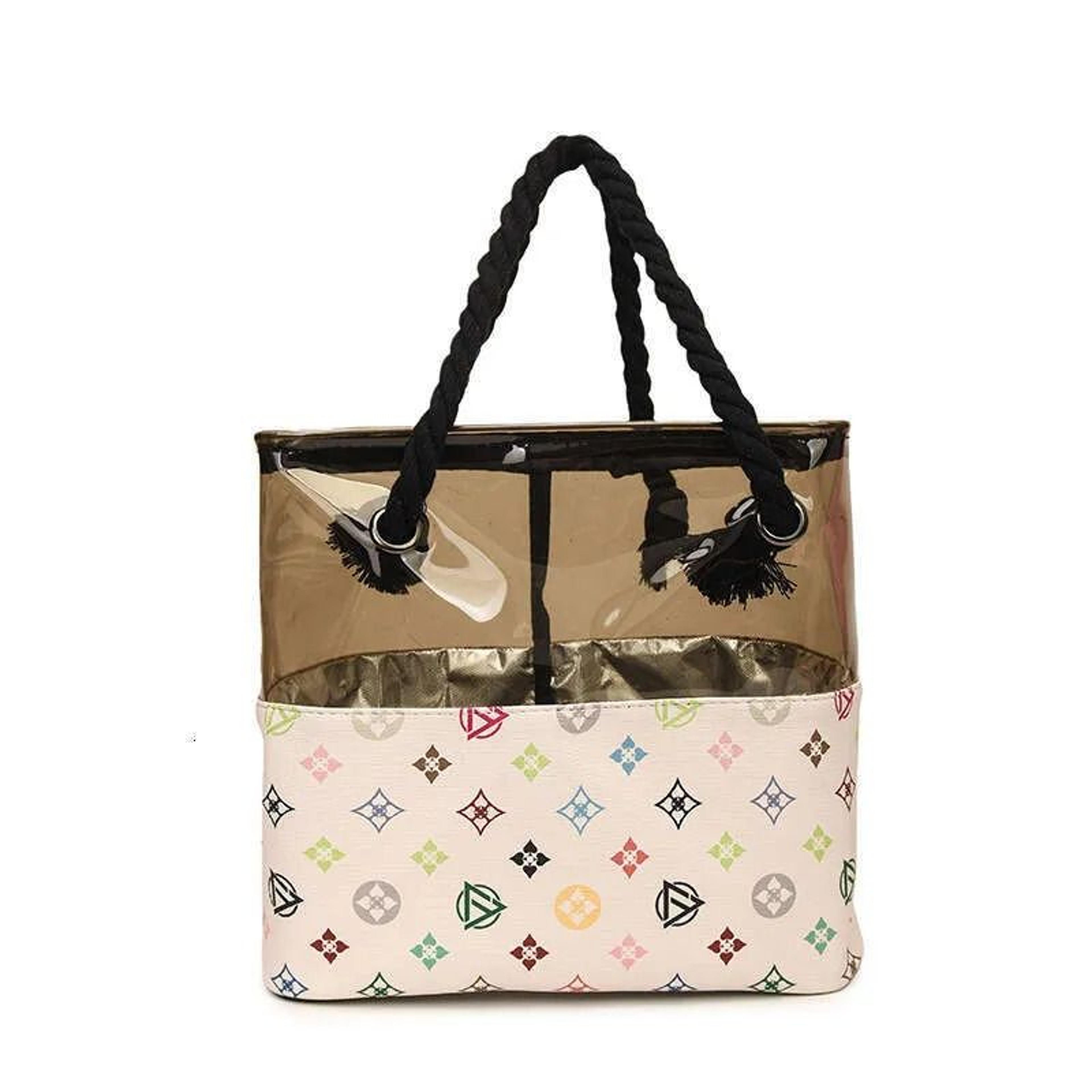 large capacity portable makeup organizer handbag