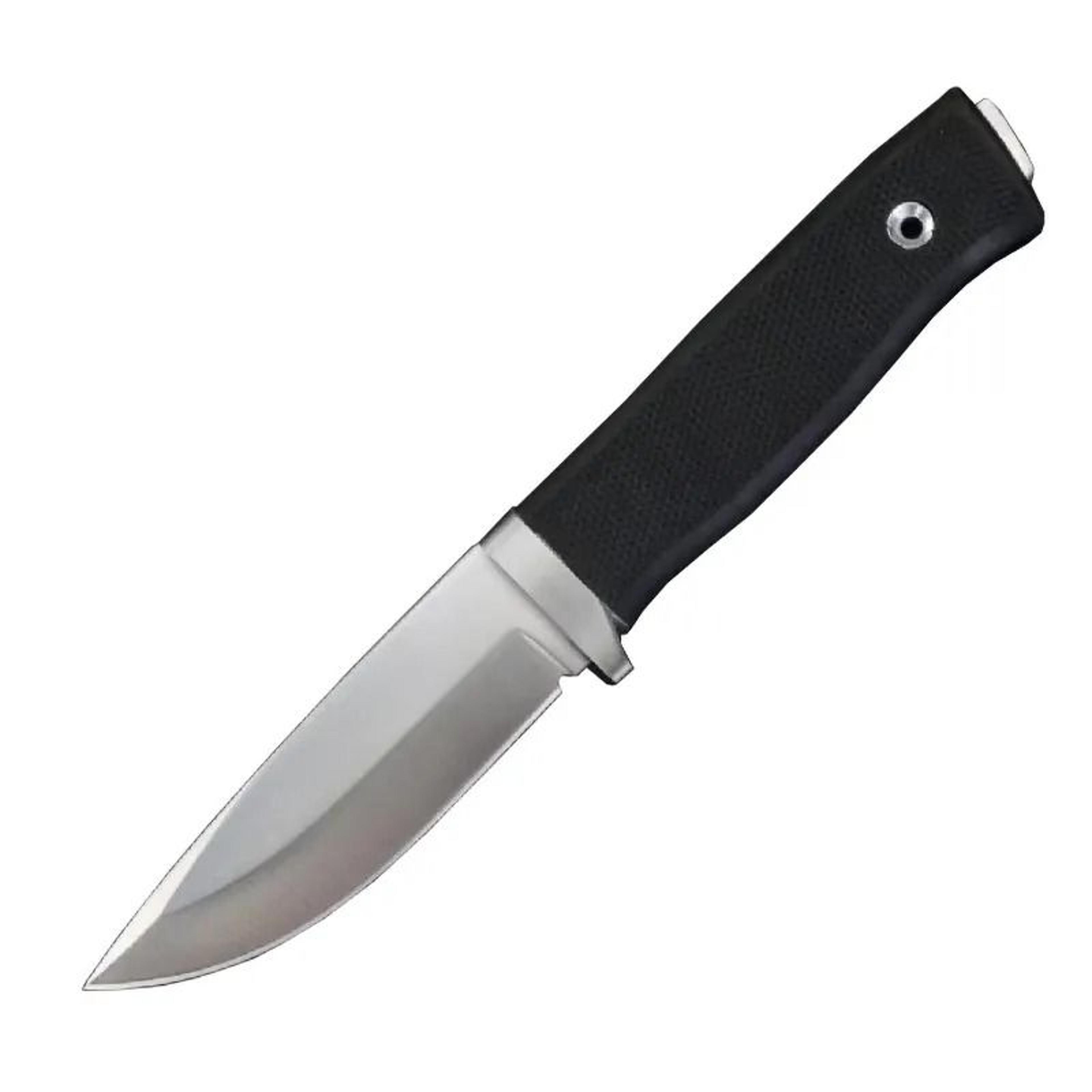 elmax fixed blade survival knife with tpr handle and kydex sheath