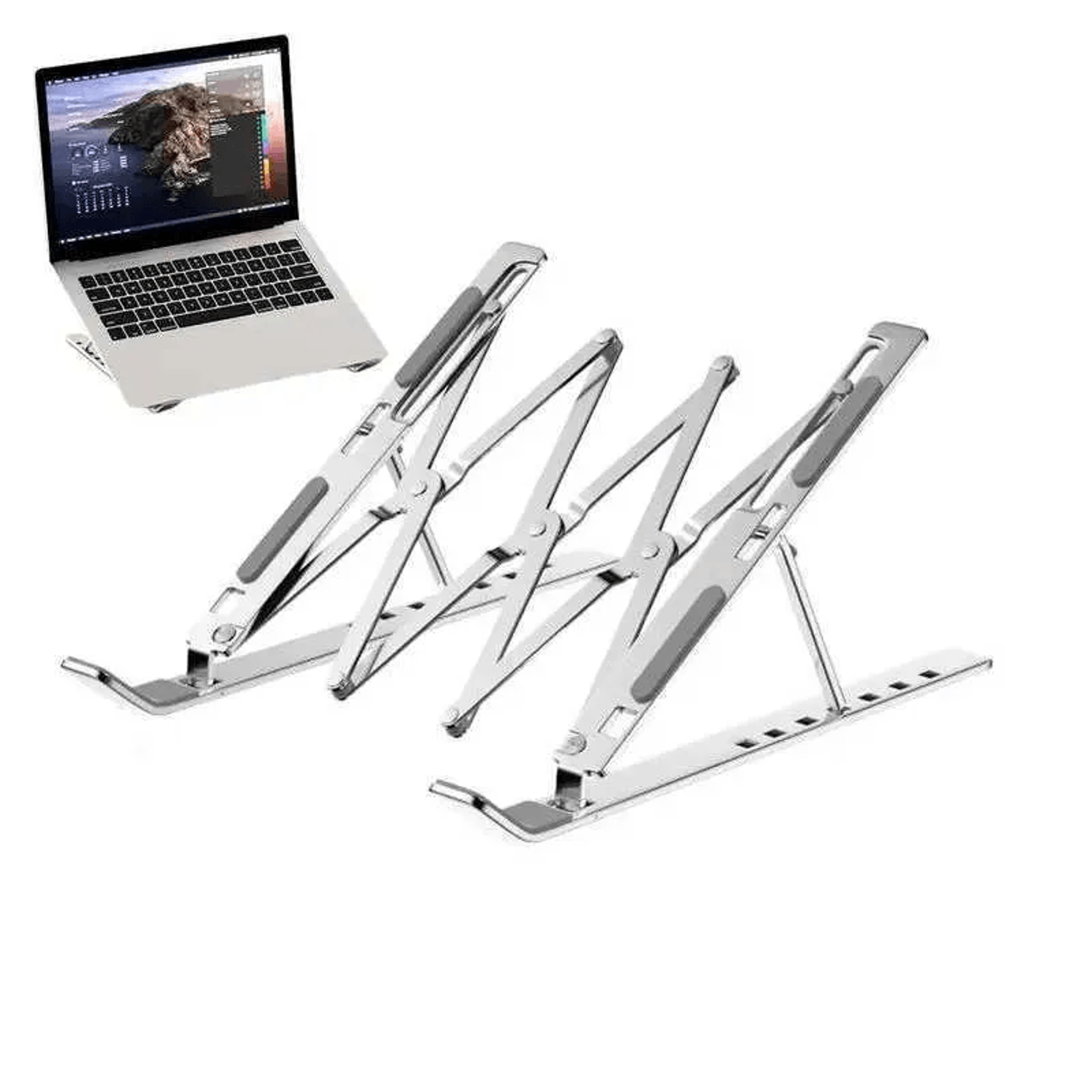 foldable adjustable laptop stand with seven height levels