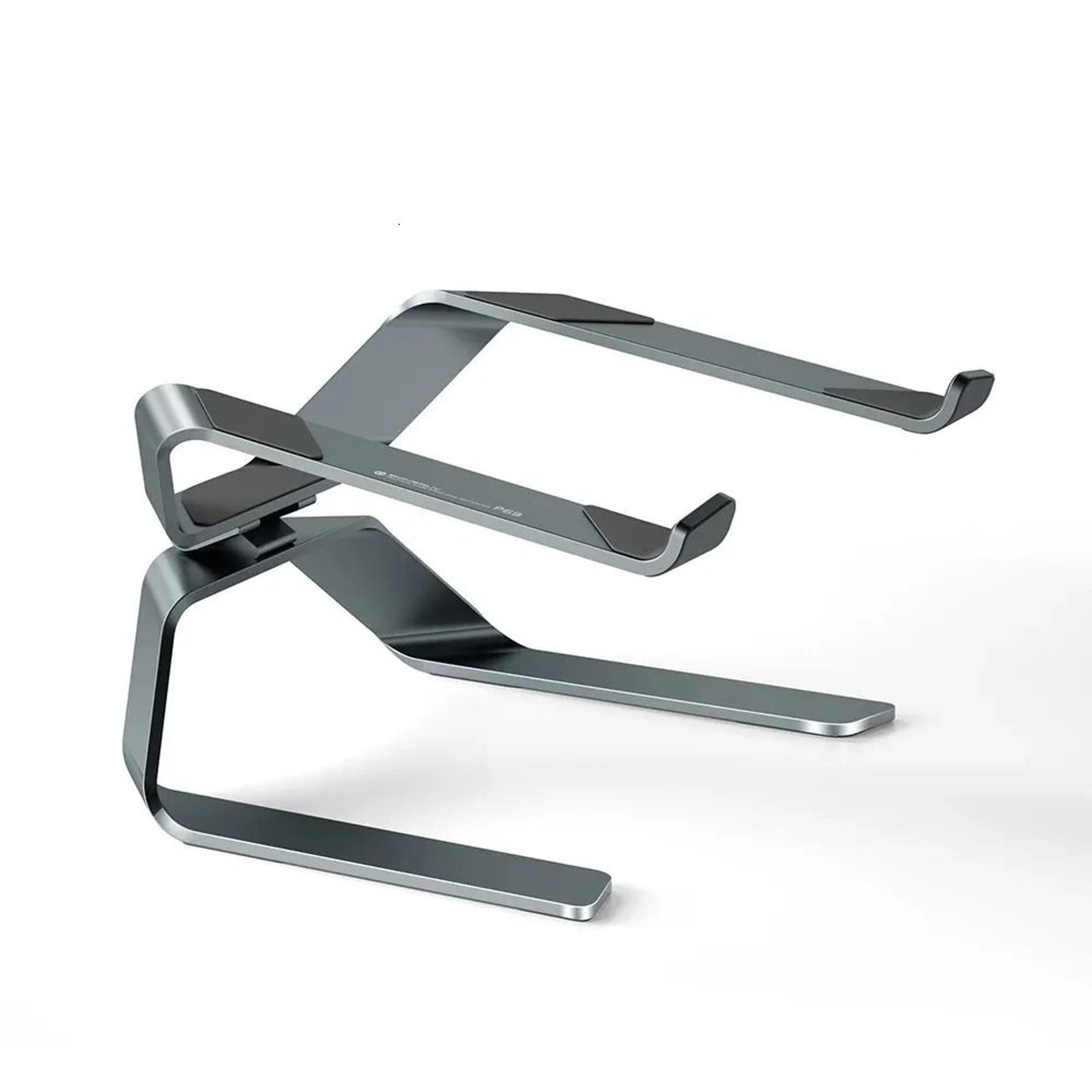 adjustable aluminum laptop stand foldable cooling holder for up to laptops