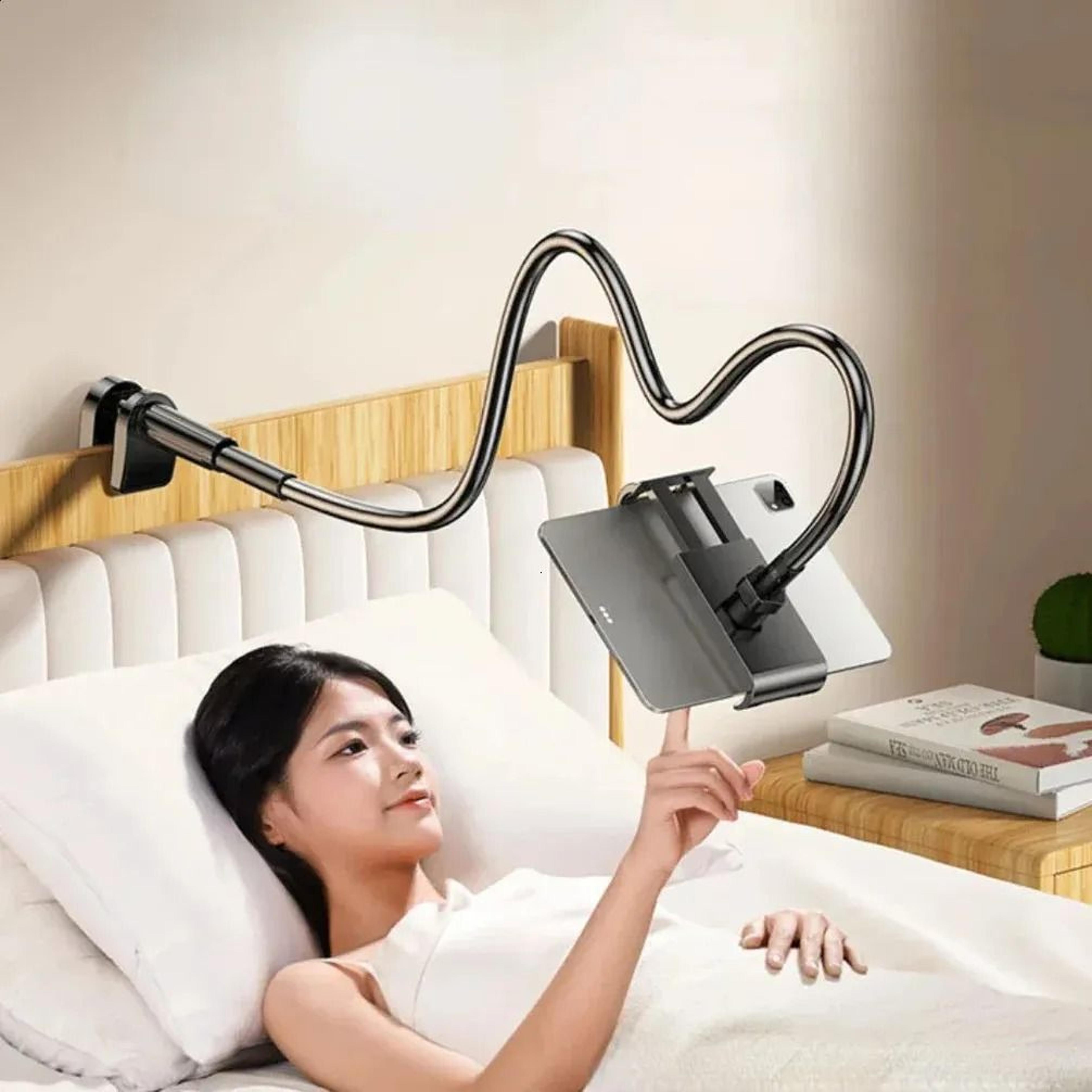stainless steel phone and tablet stand multi purpose desktop and bedside holder