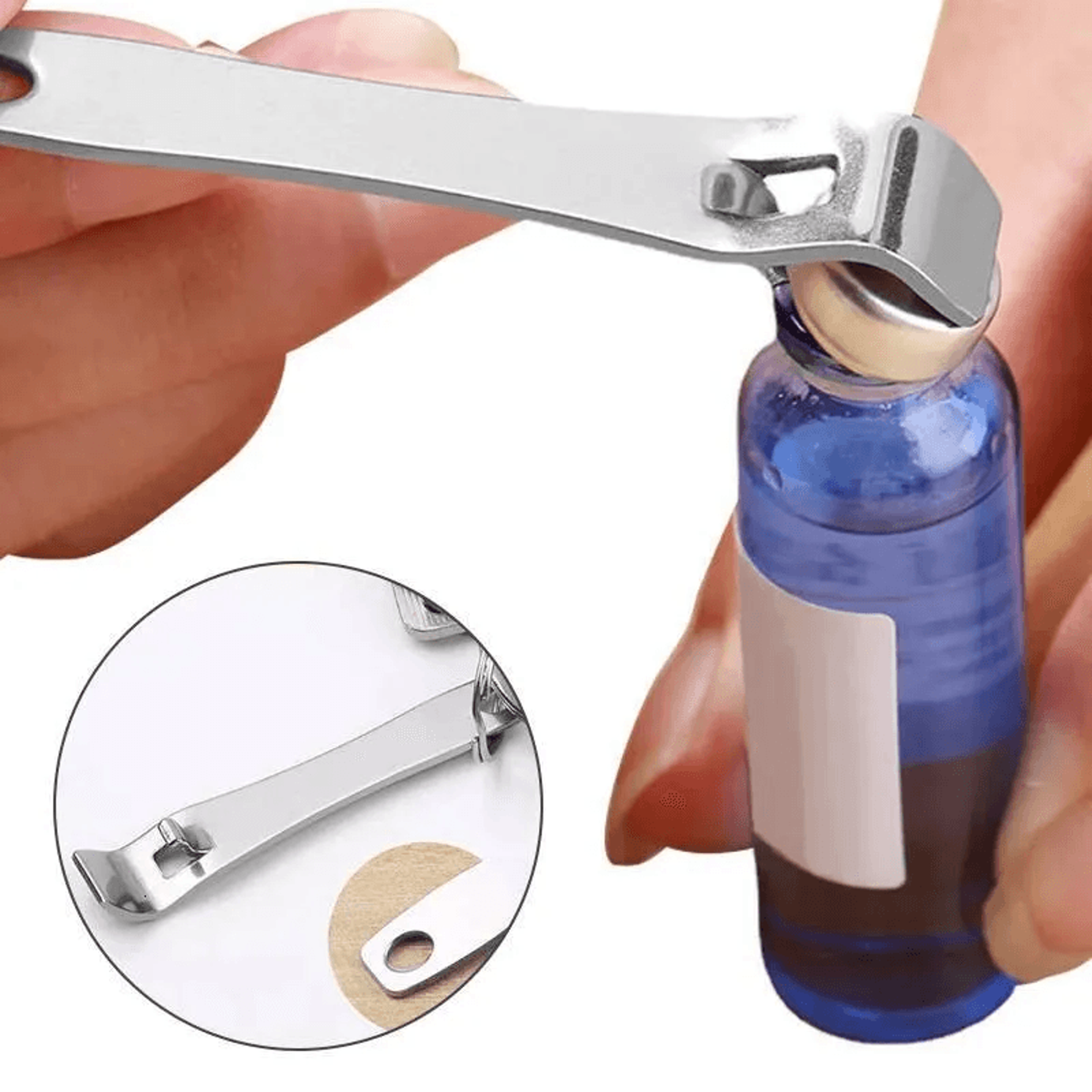 stainless steel oral liquid vial opener portable ampule bottle opening tool