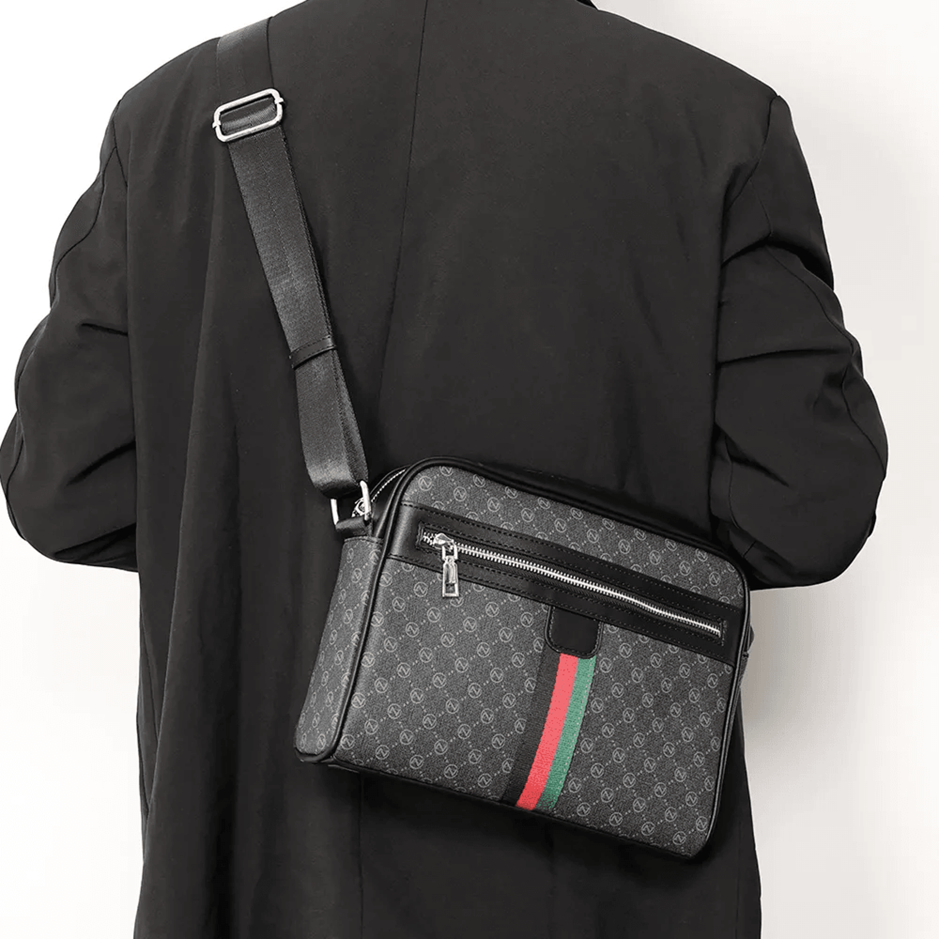 men multifunctional shoulder bag with large capacity
