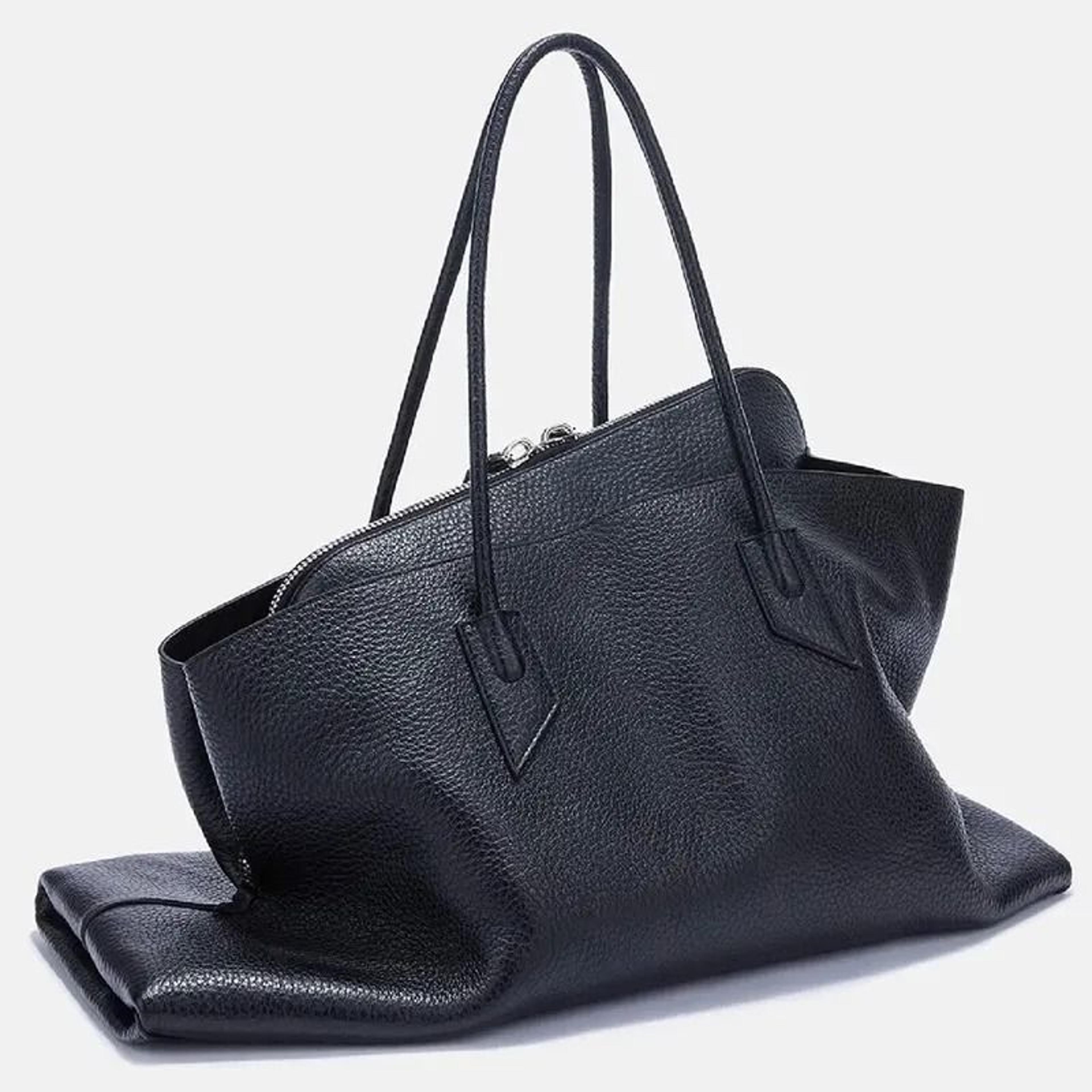 leather diaper bag large capacity handbag for women