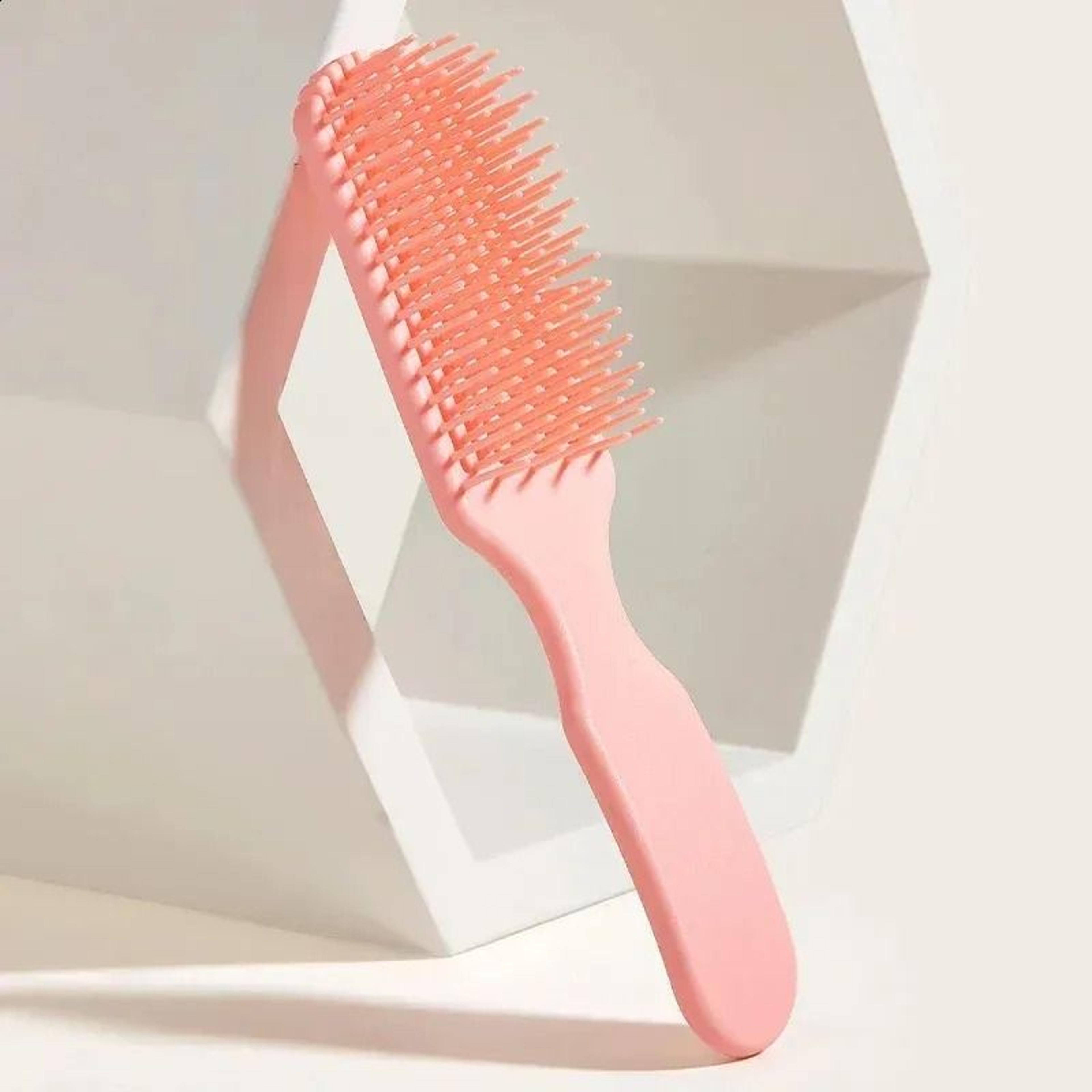 detangling hair comb with scalp massage design for wet dry curly and straight hair