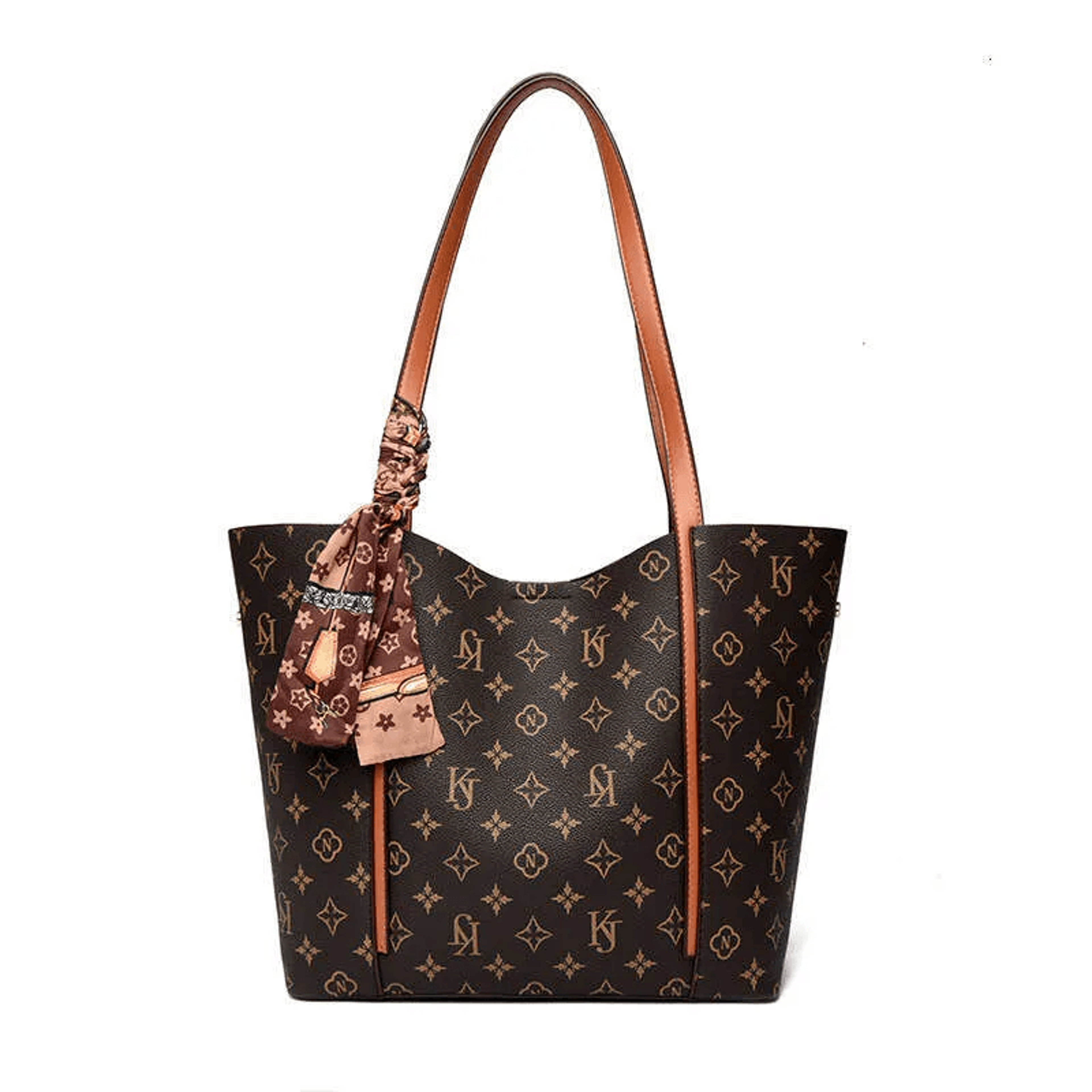 large genuine leather tote bag for women with spacious multi-compartment design