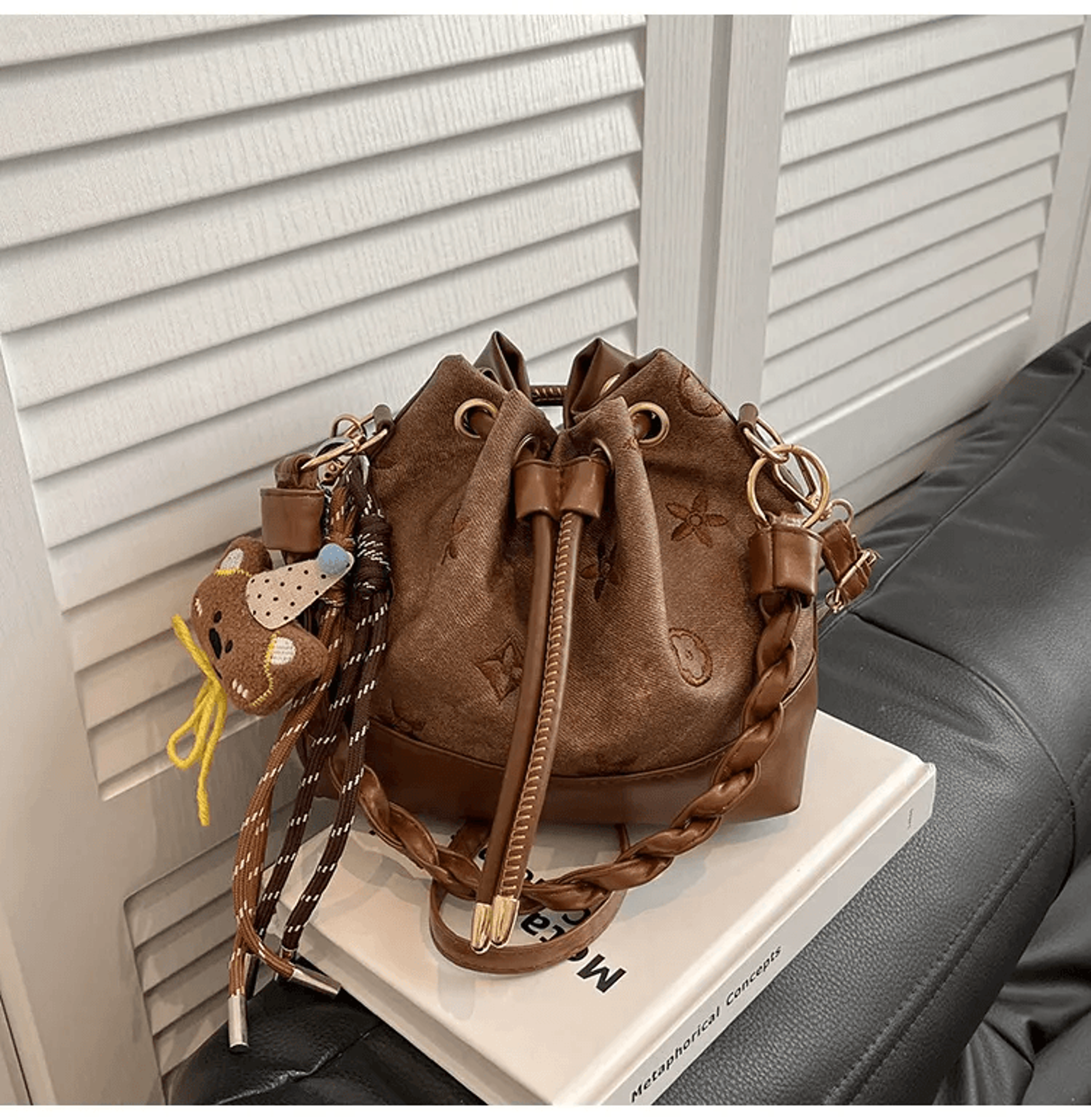 canvas tote bag with adjustable shoulder strap and spacious interior