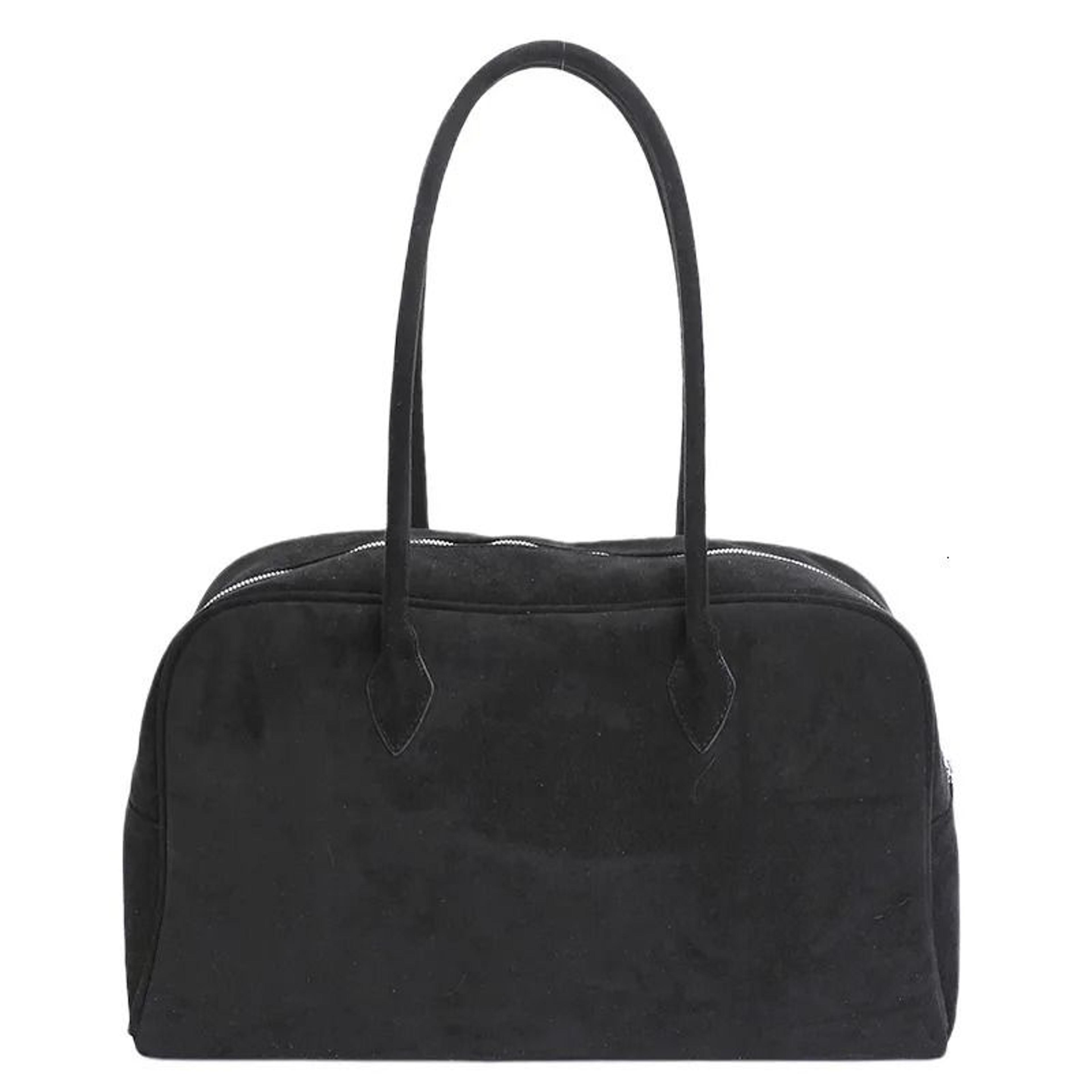 suede boston crossbody bag with large capacity vintage shoulder design