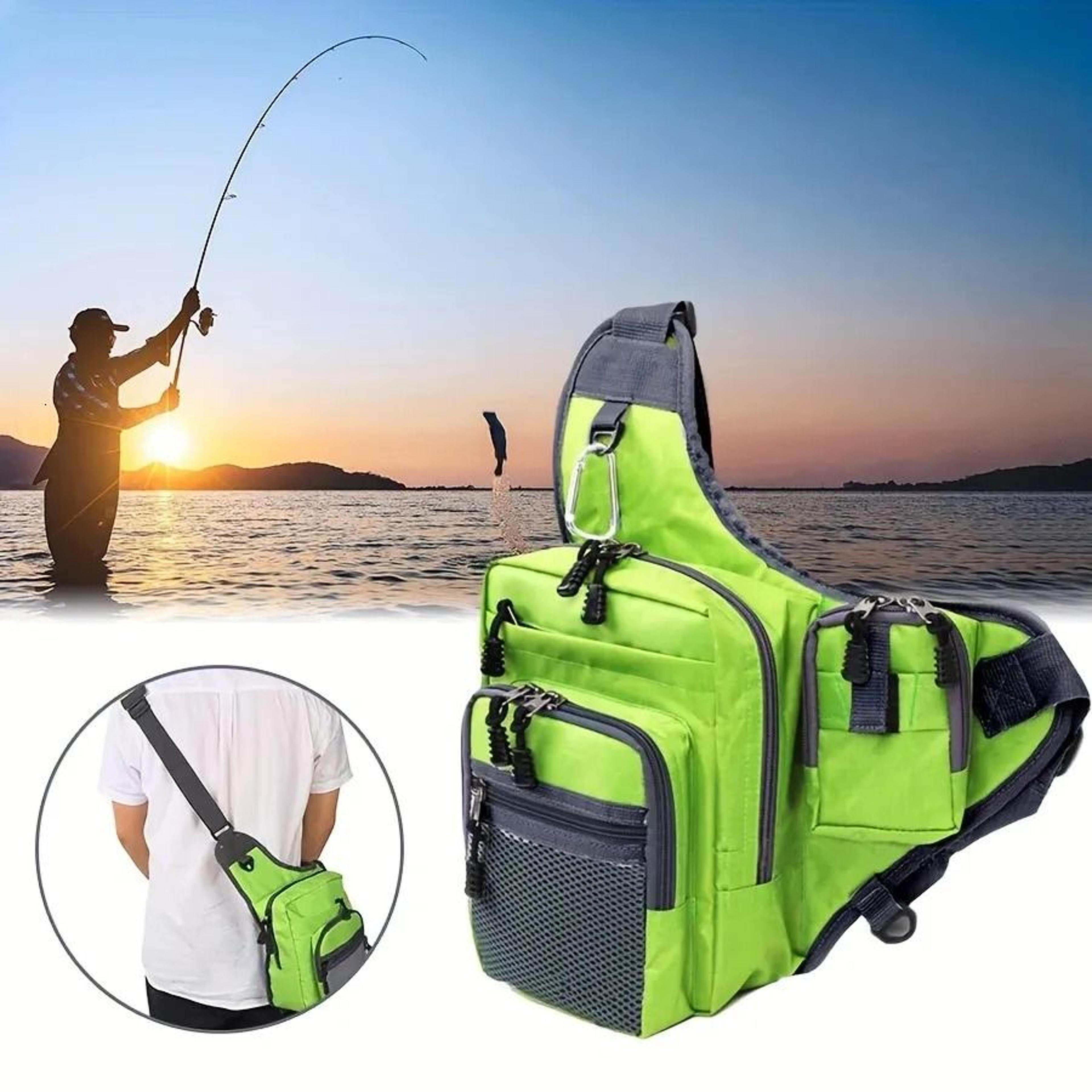 waterproof fishing waist bag with adjustable strap for outdoor sports