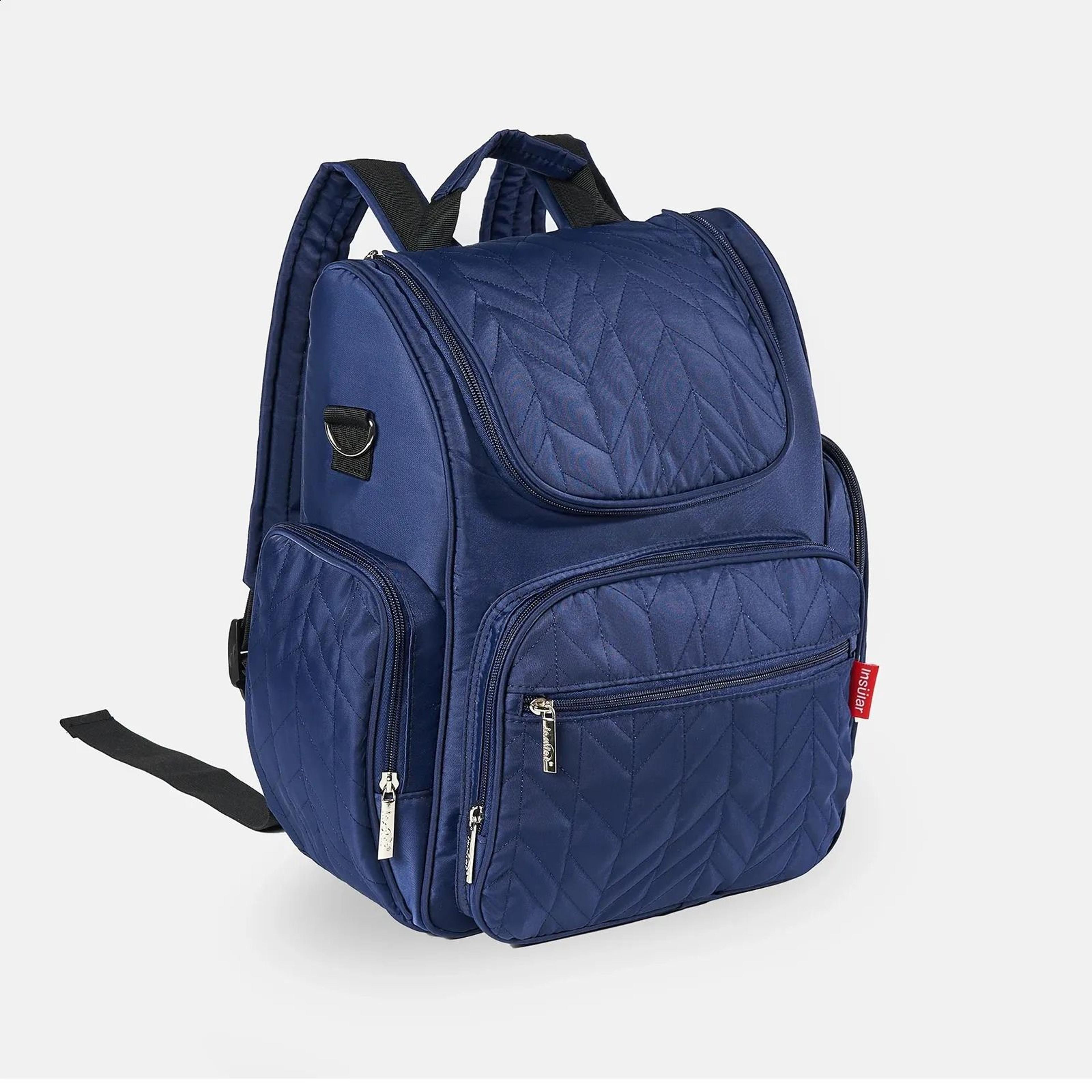 large capacity waterproof diaper backpack for moms and baby travel