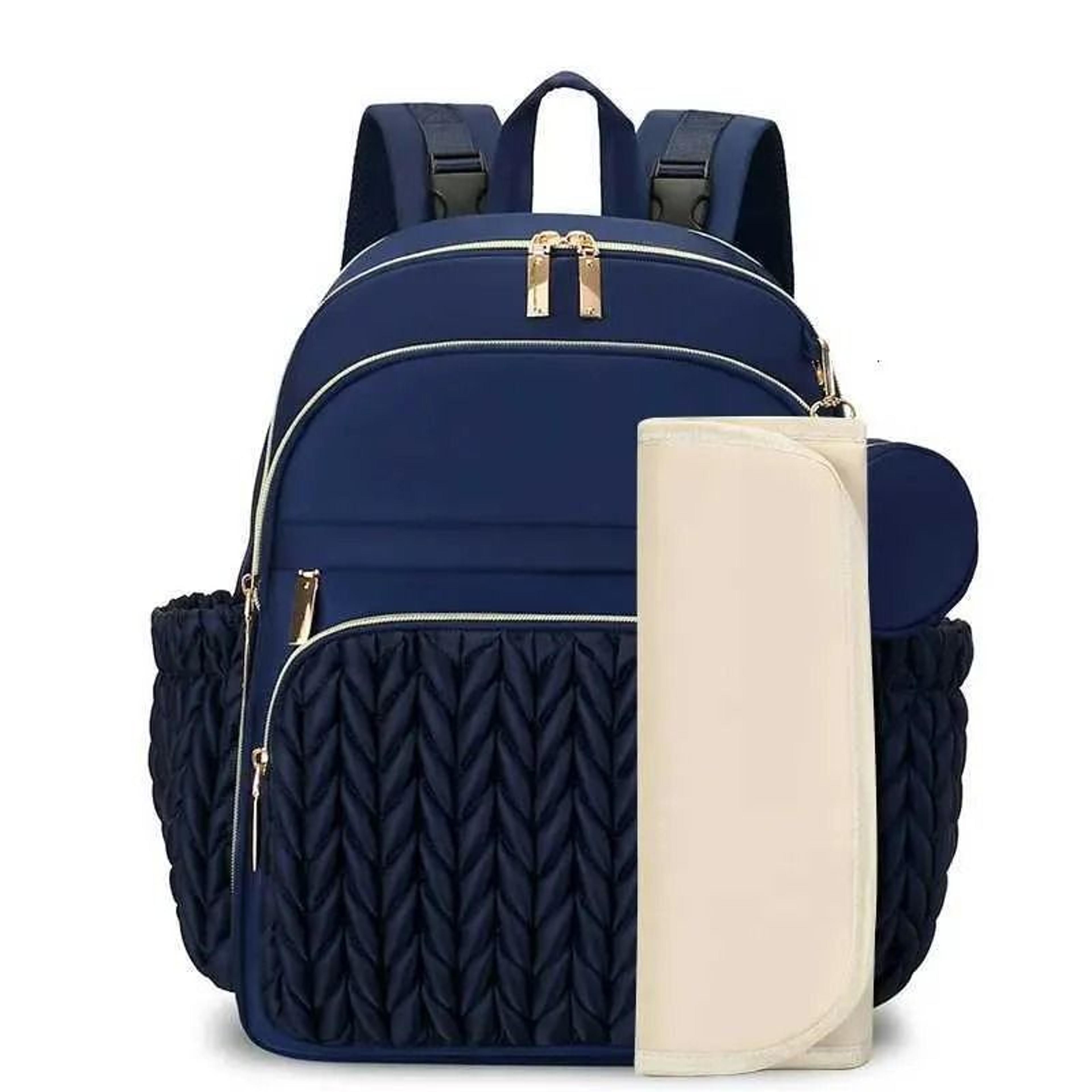 diaper backpack with changing pad pacifier bag and stroller hooks
