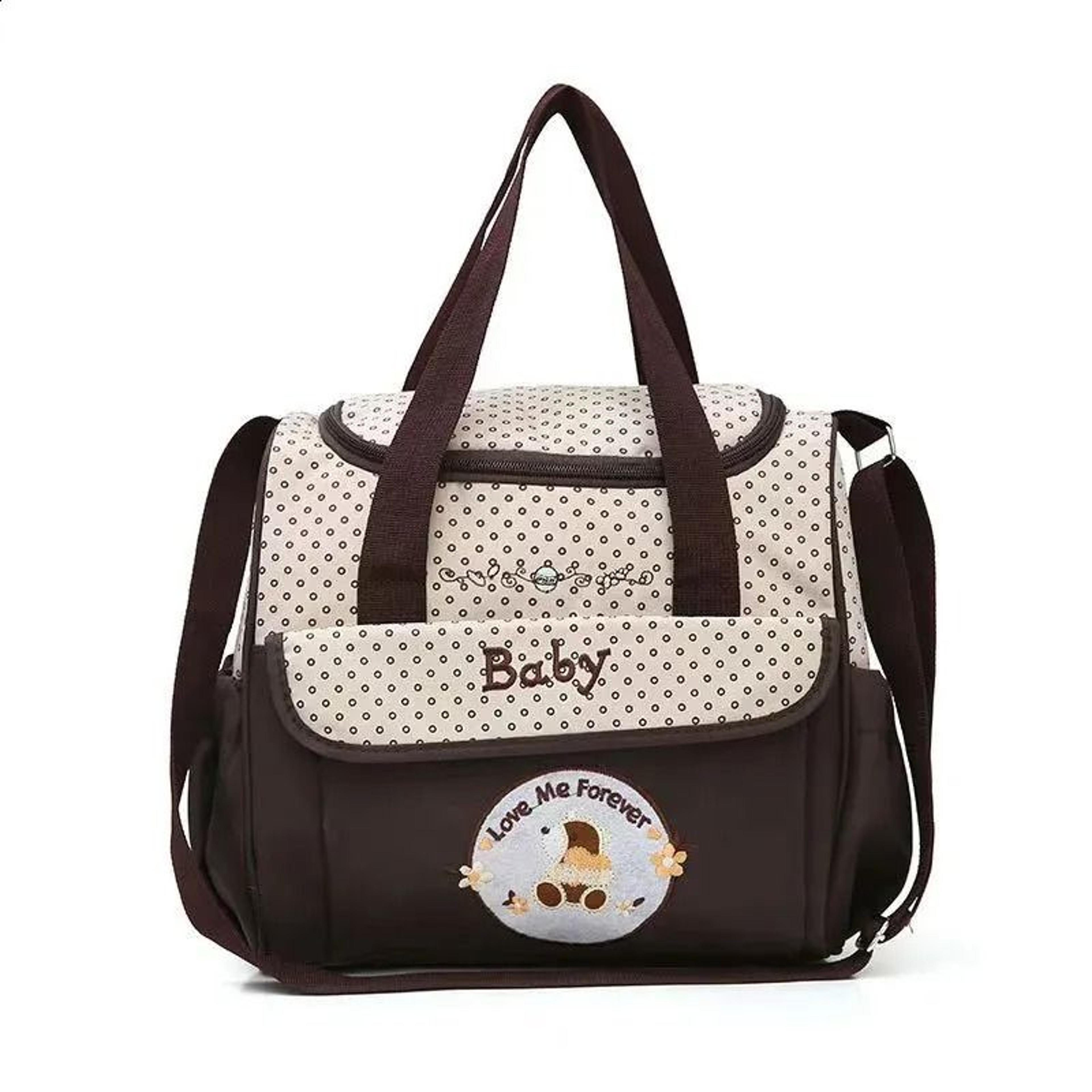 cartoon print diaper bag lightweight crossbody shoulder bag for moms