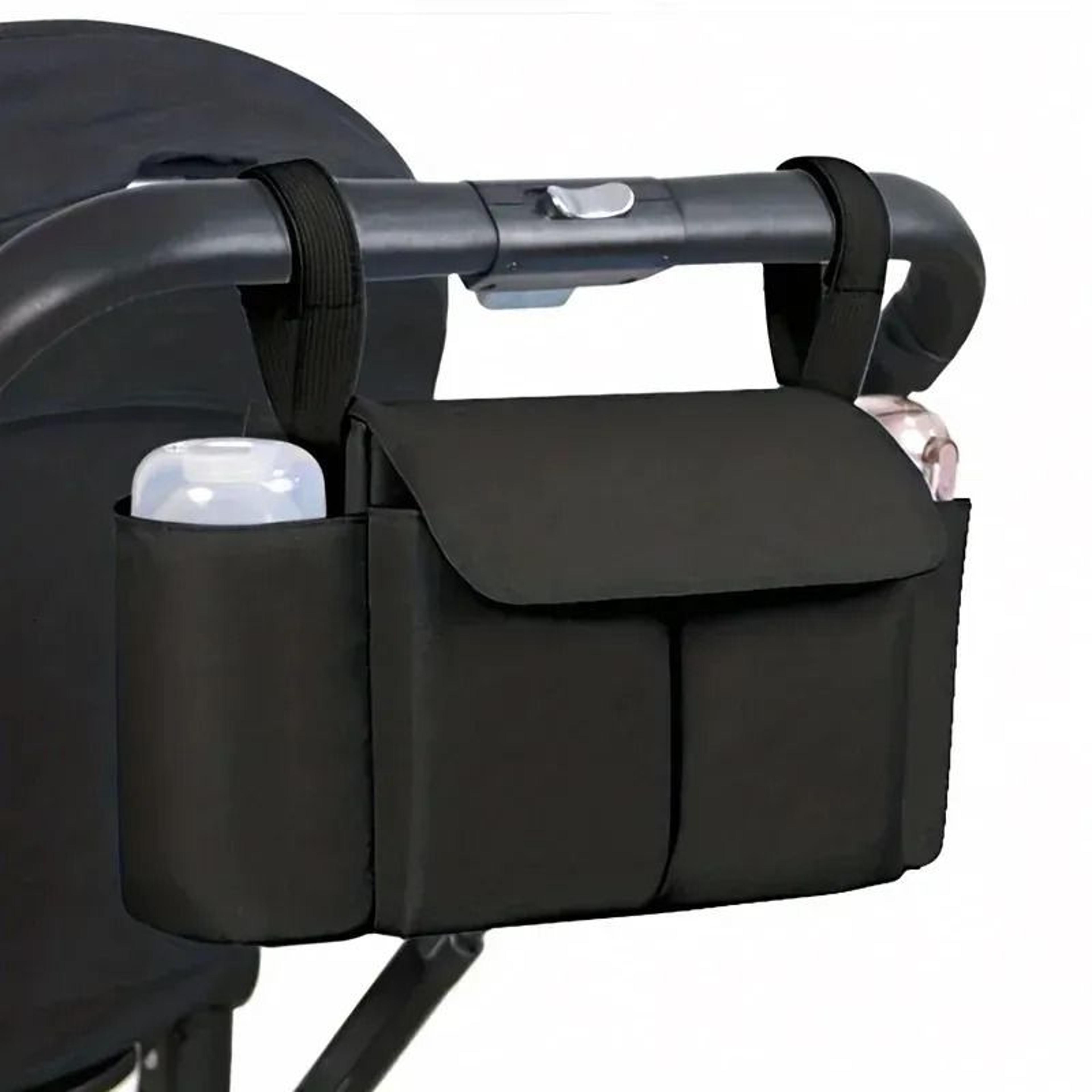 large capacity stroller diaper bag organizer and travel bottle holder