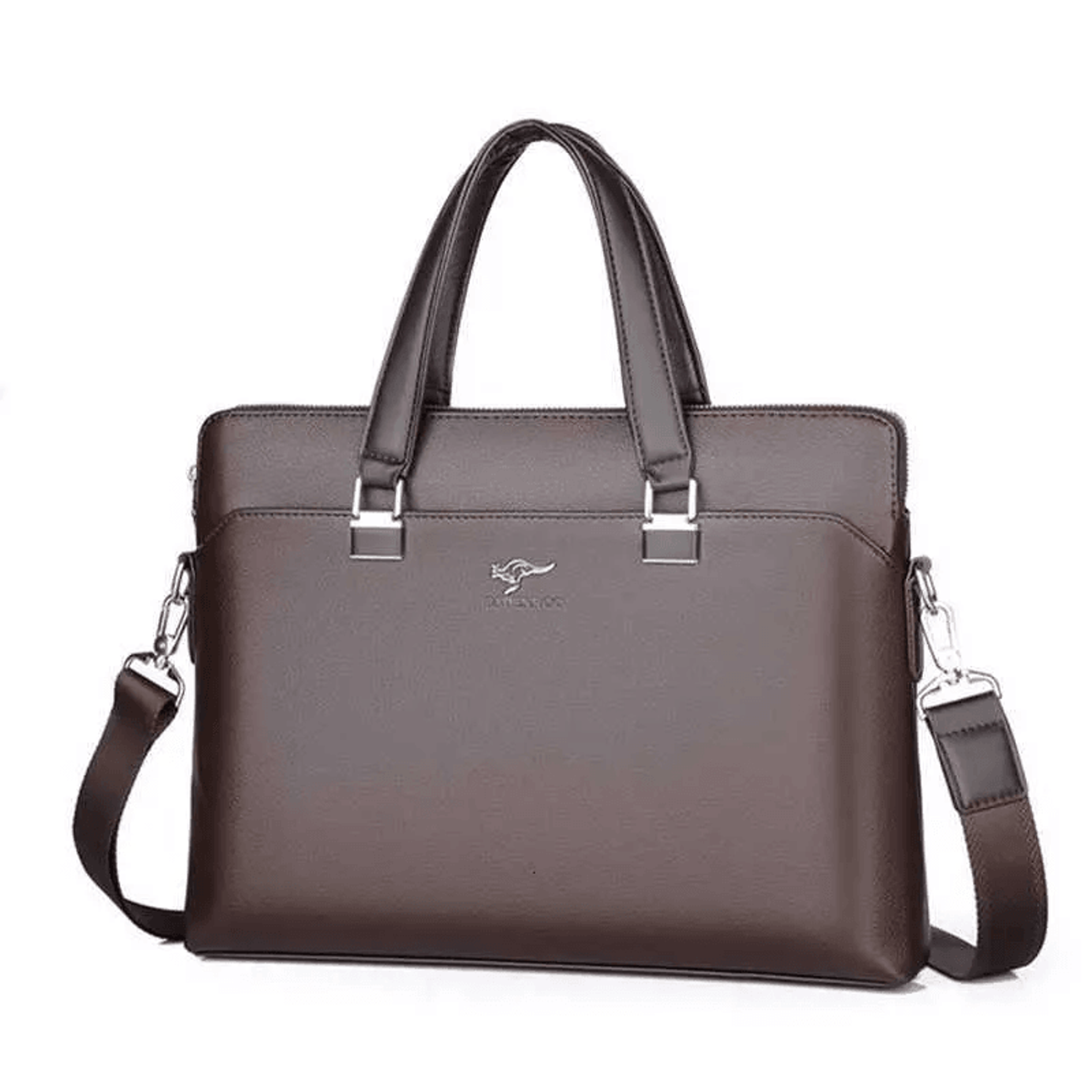 business laptop briefcase for men with crossbody strap and document storage