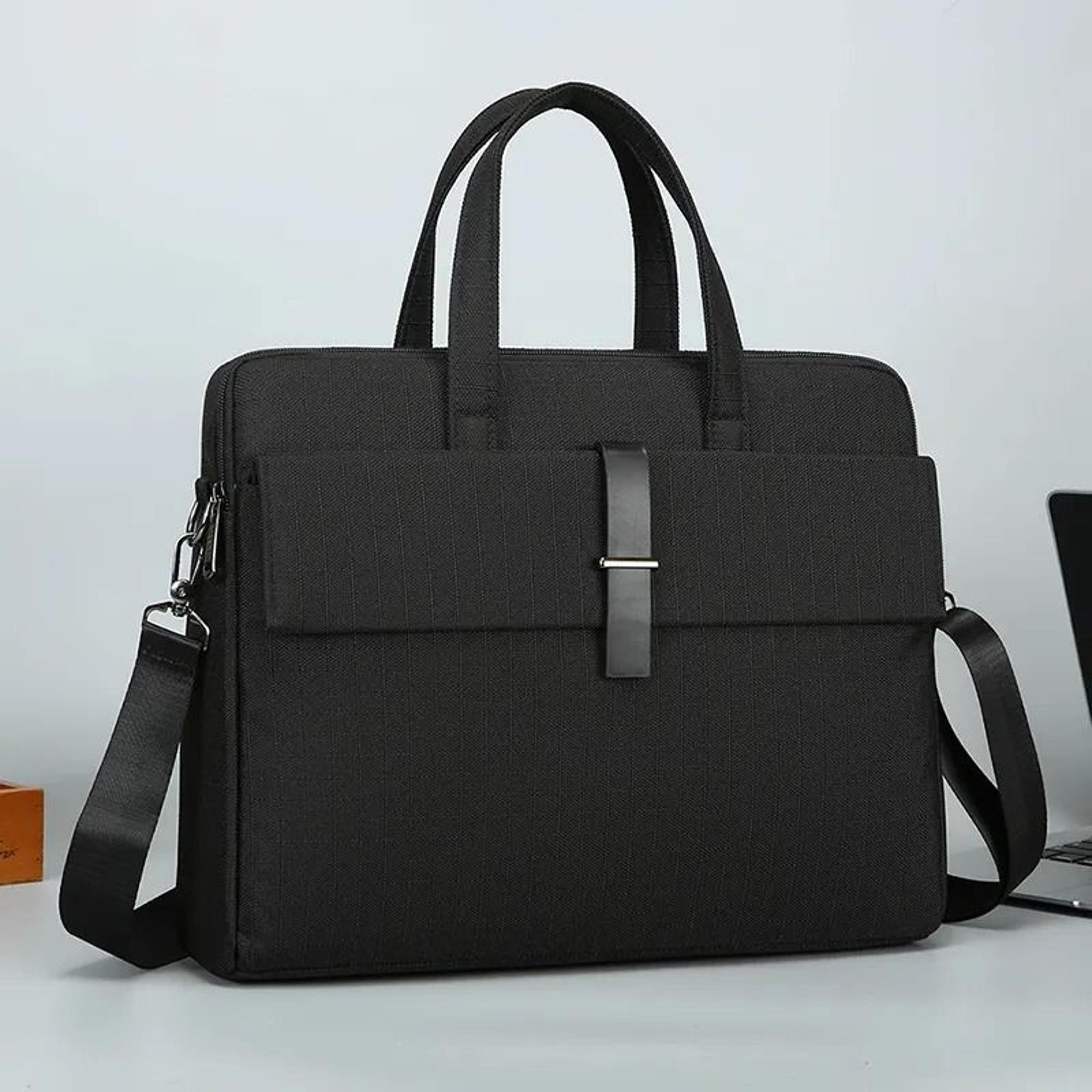 waterproof business briefcase with large capacity laptop and document storage