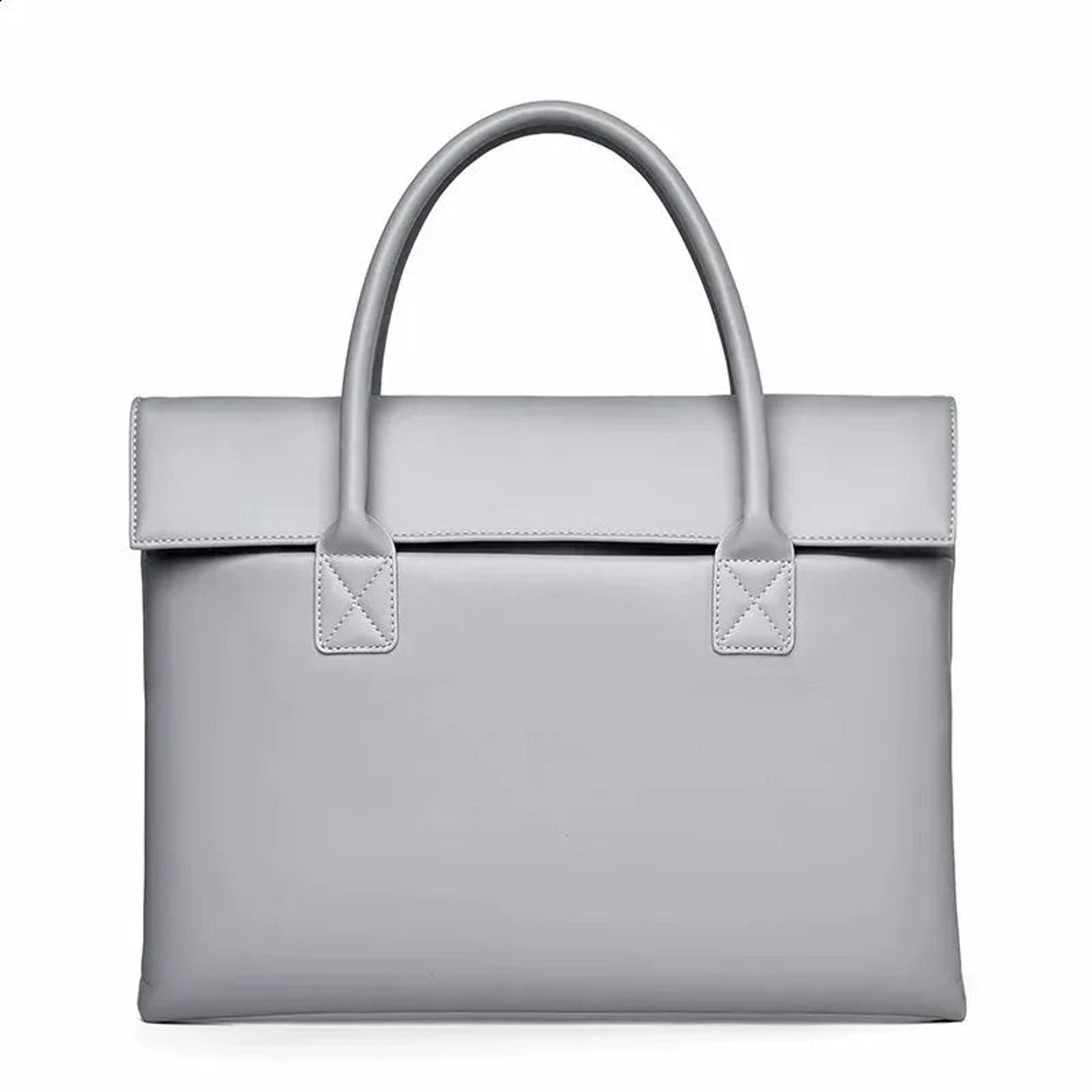 women's pu leather briefcase handbag for laptop and office use