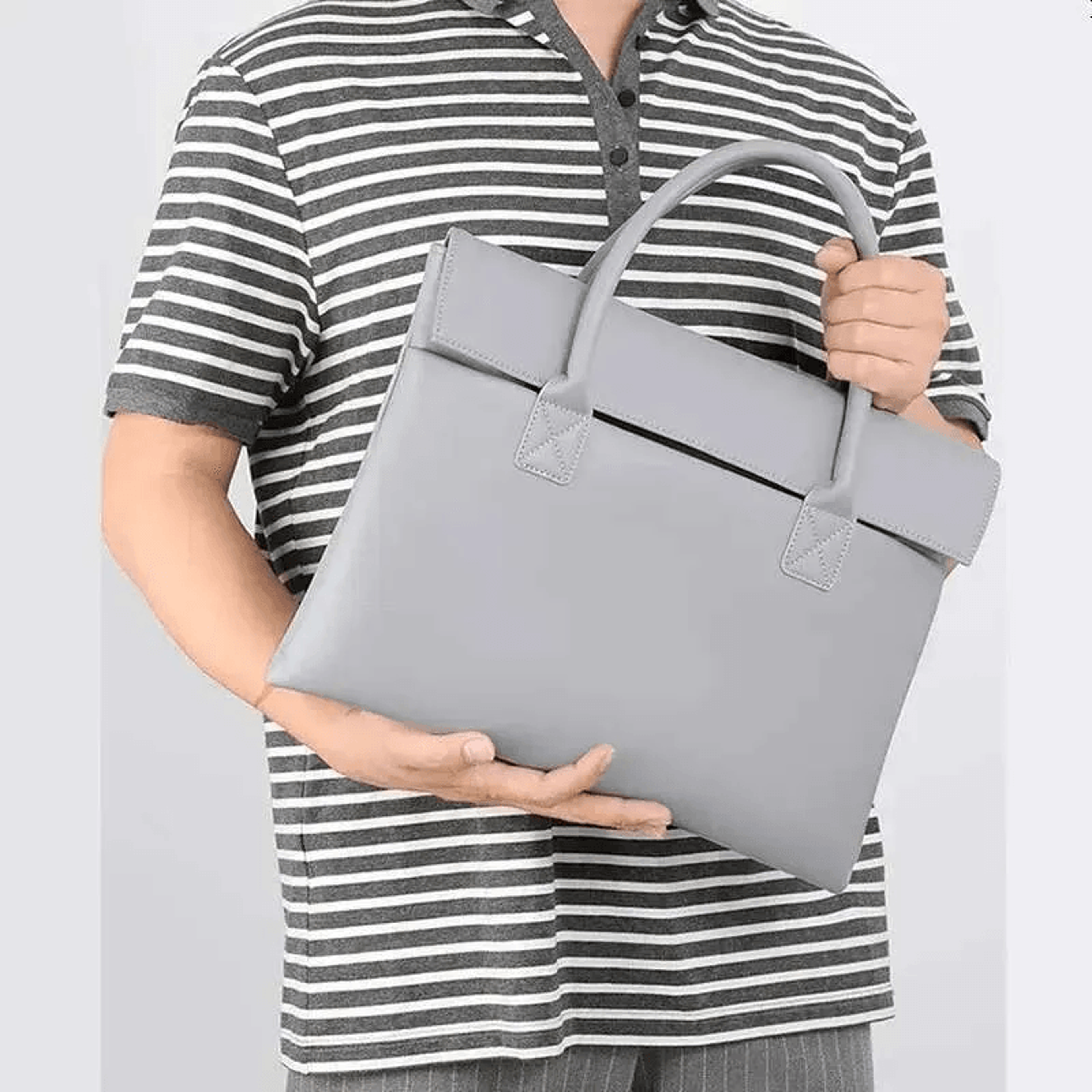pu leather executive briefcase for laptop and office work