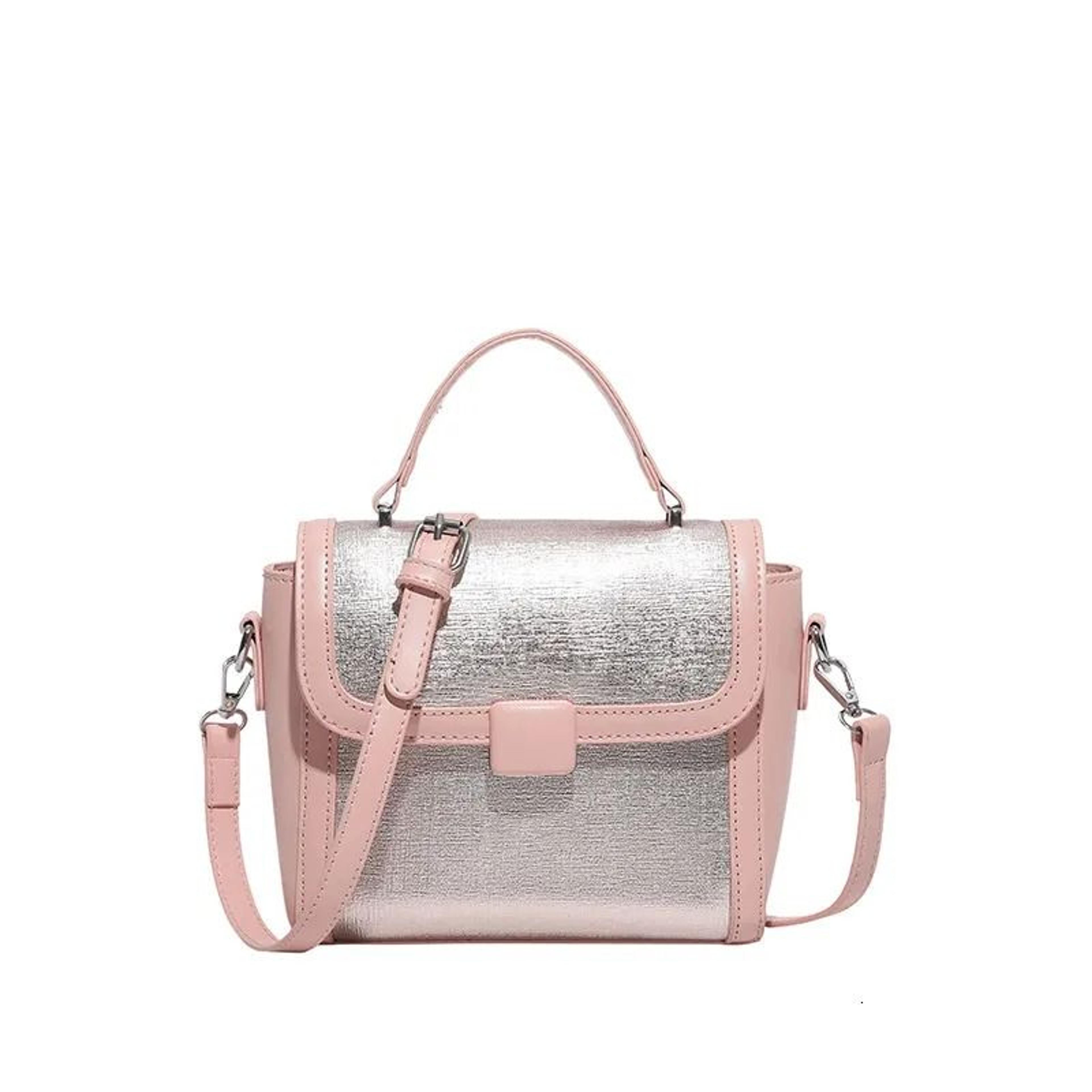 womens color block small square shoulder and crossbody bag