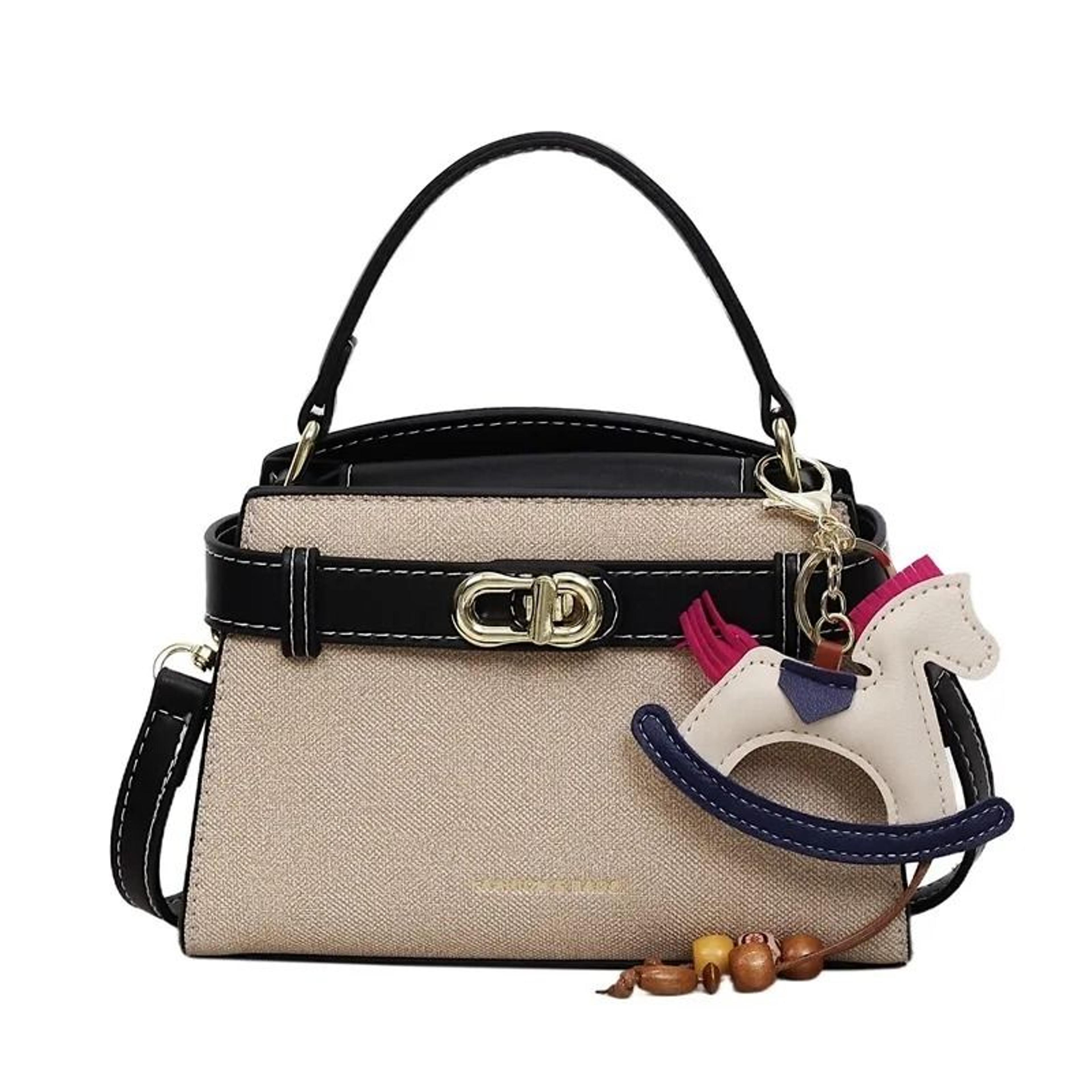 women shoulder and crossbody handbag with retro texture