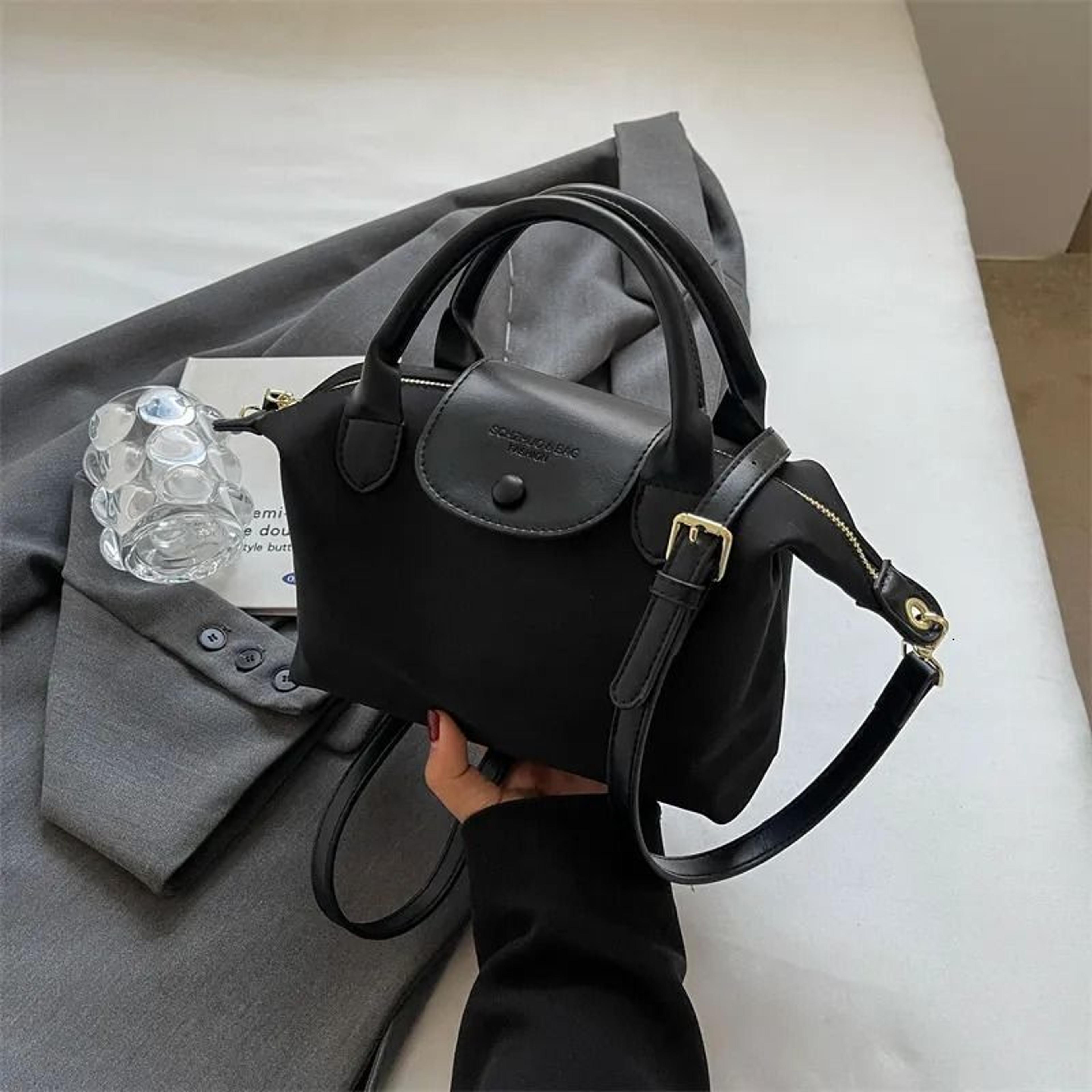 lightweight nylon crossbody bag for women dumpling style everyday shoulder bag
