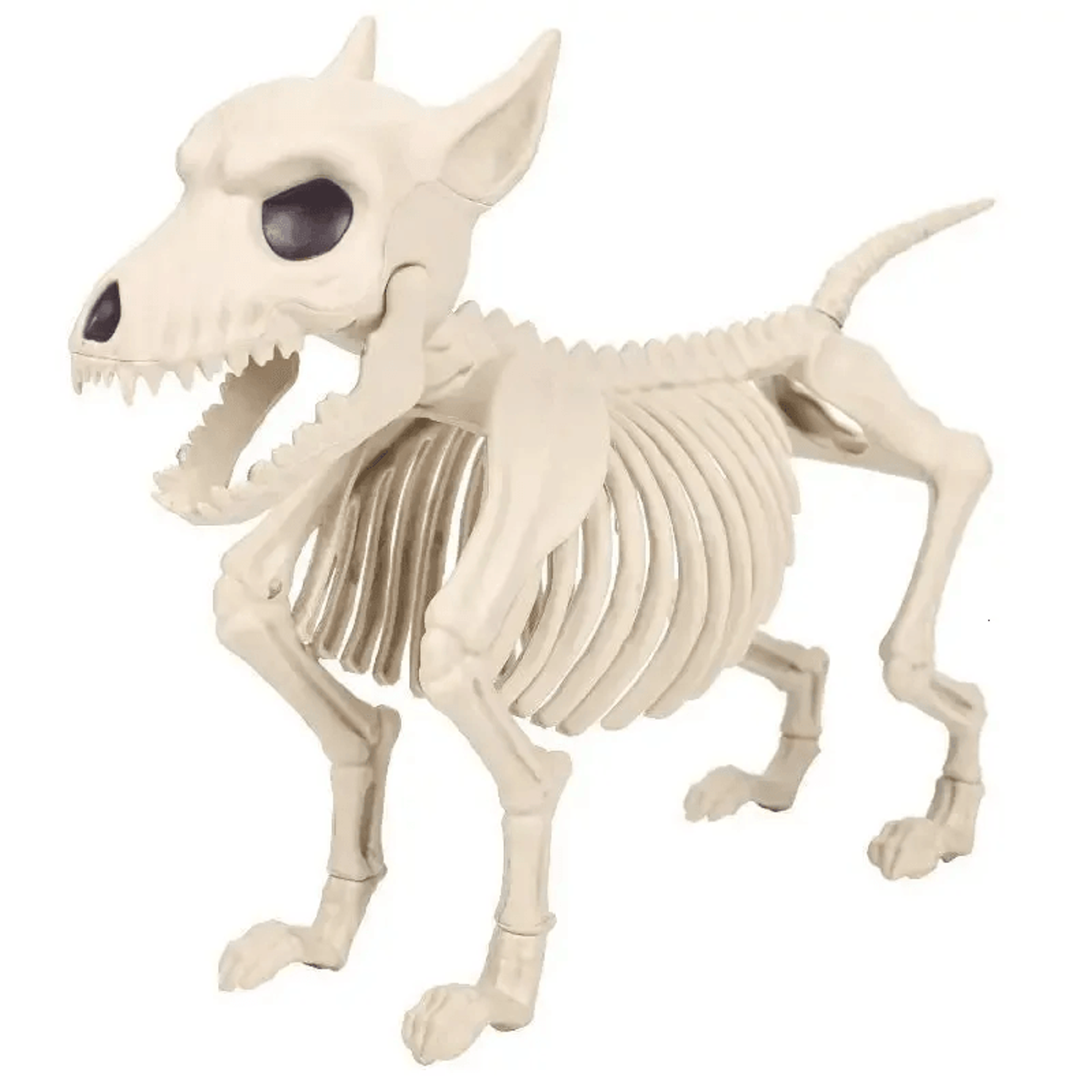 halloween little wolf skeleton figurine for indoor and outdoor decor