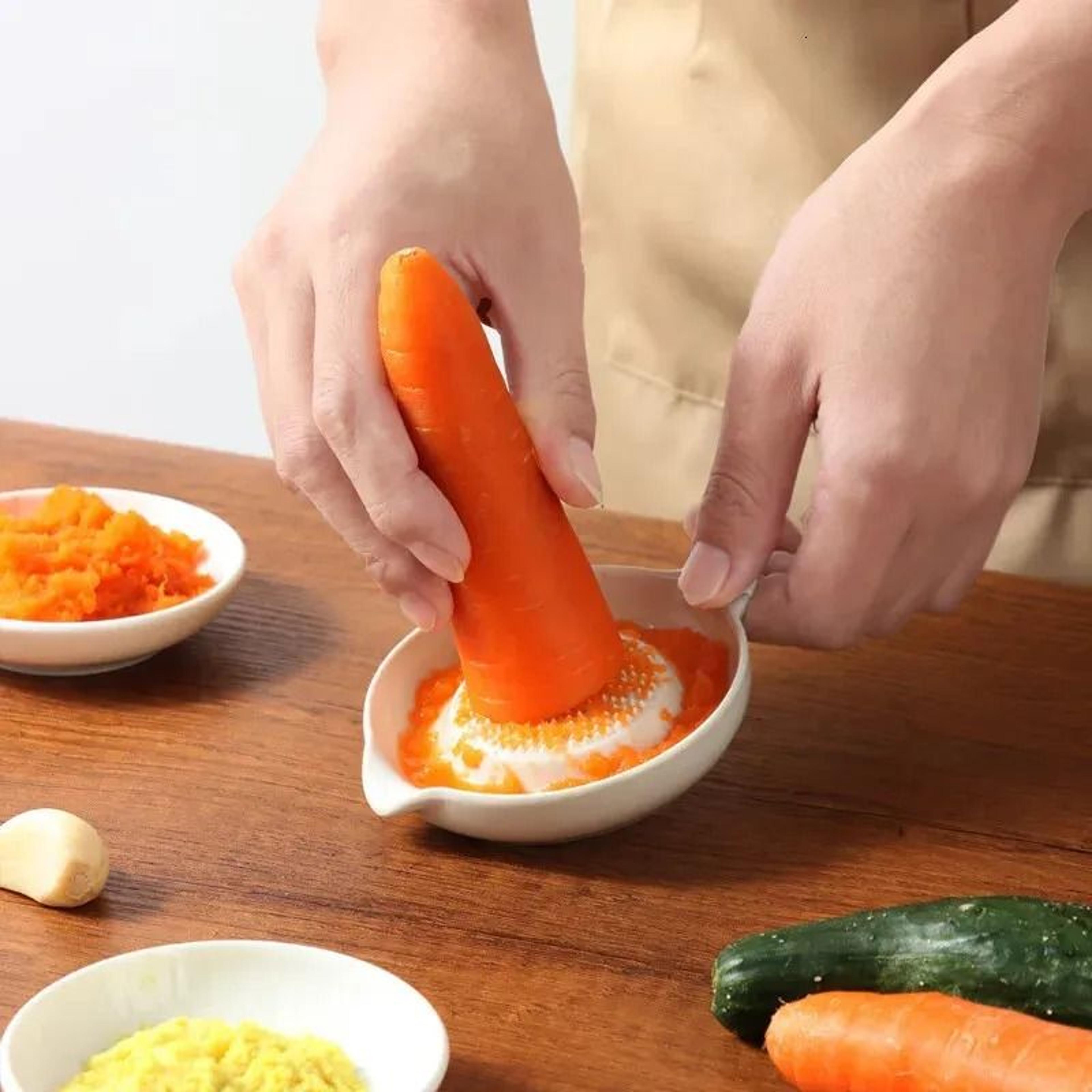 white ceramic ginger grater plate multipurpose kitchen grater for garlic and wasabi