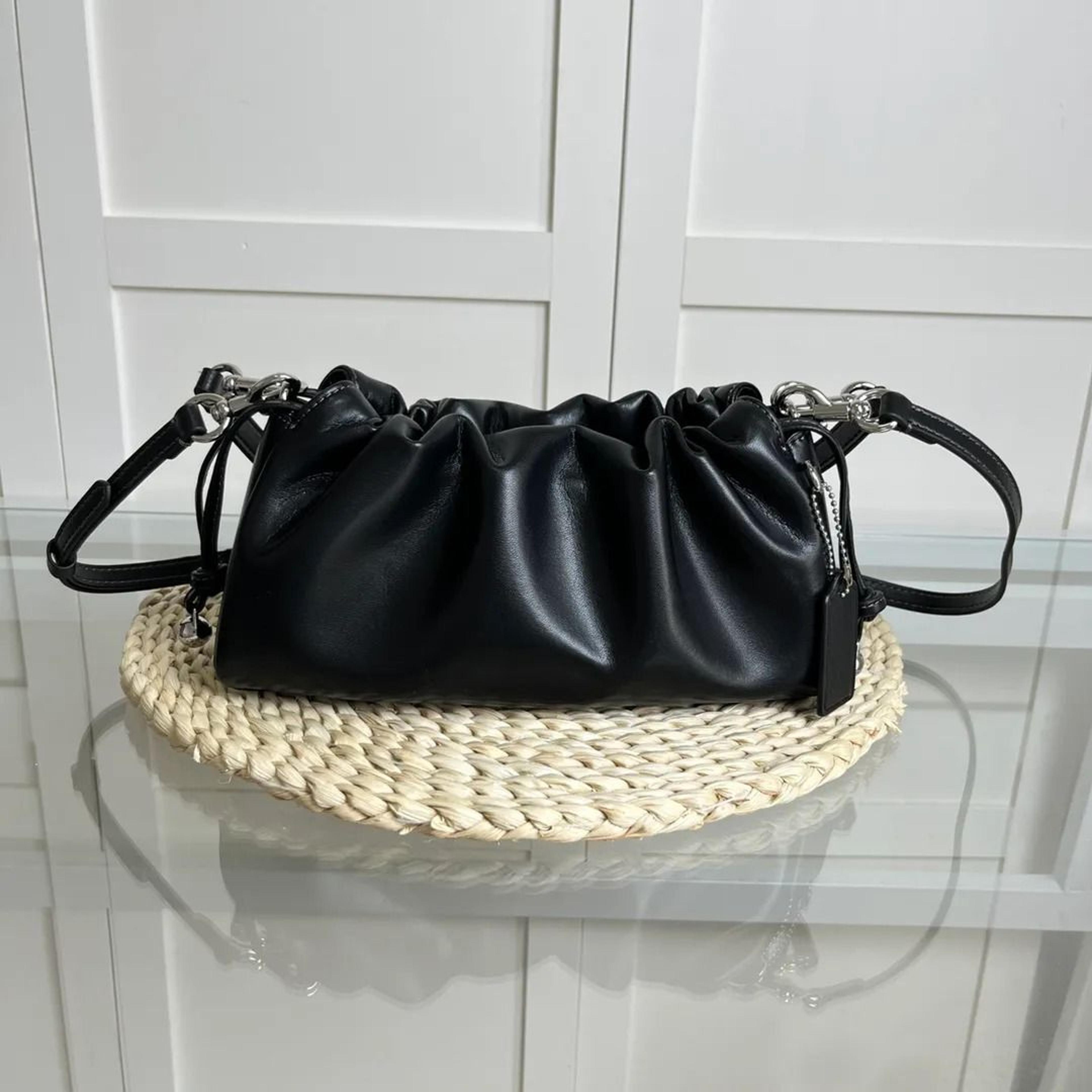 womens mini crossbody bag with soft leather and adjustable shoulder strap