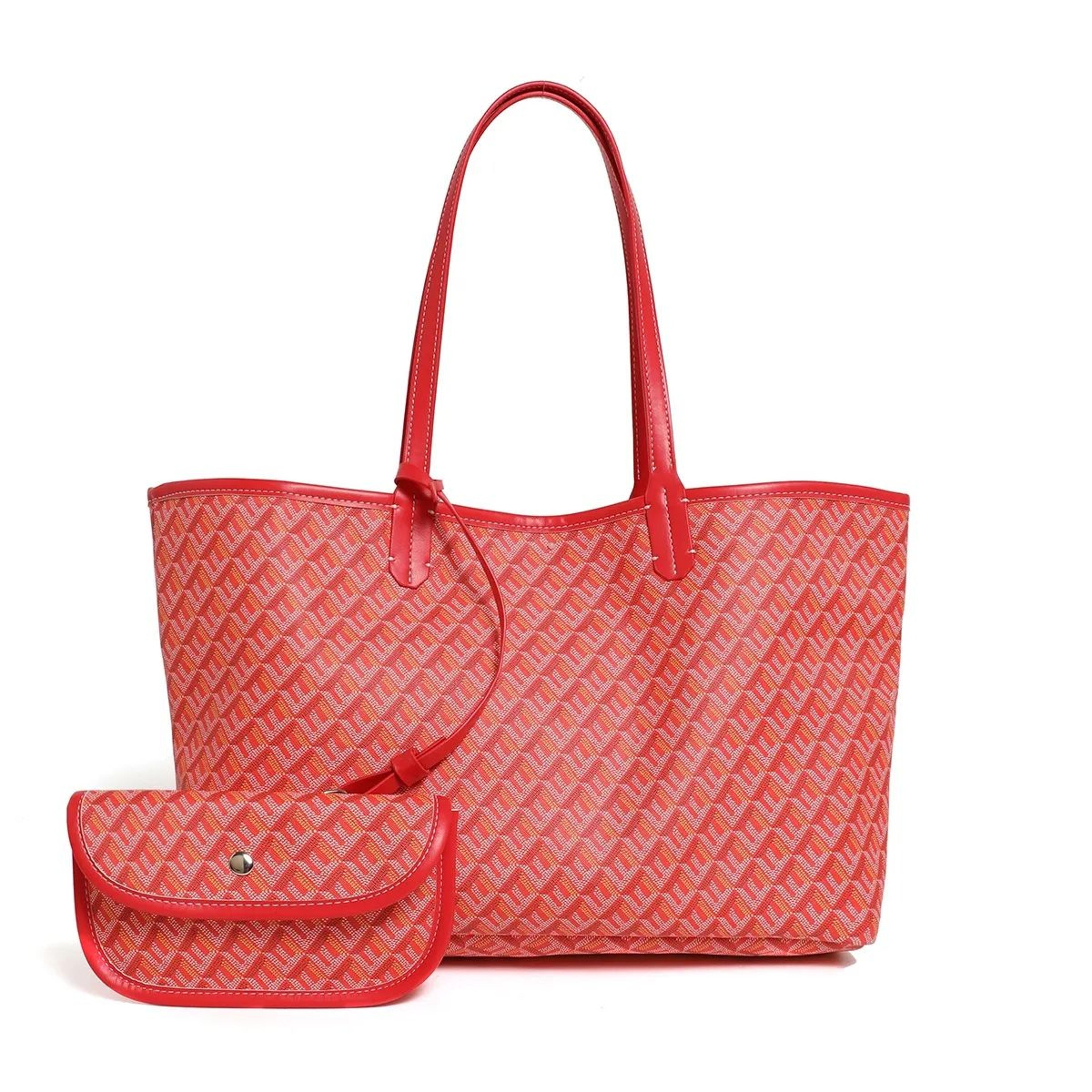 women large capacity printed basket tote bag handbag set
