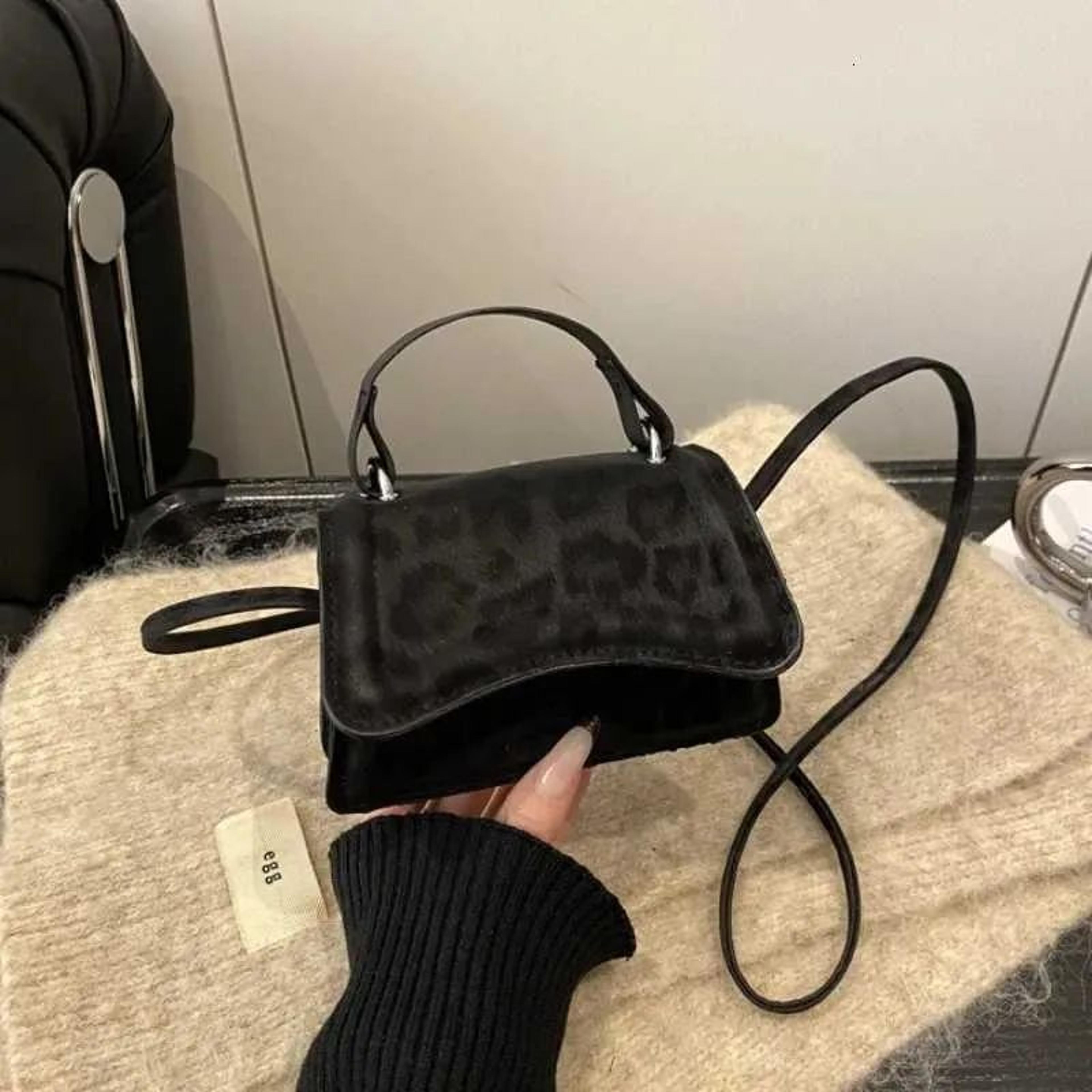 mini leopard print crossbody bag for women casual square shoulder handbag