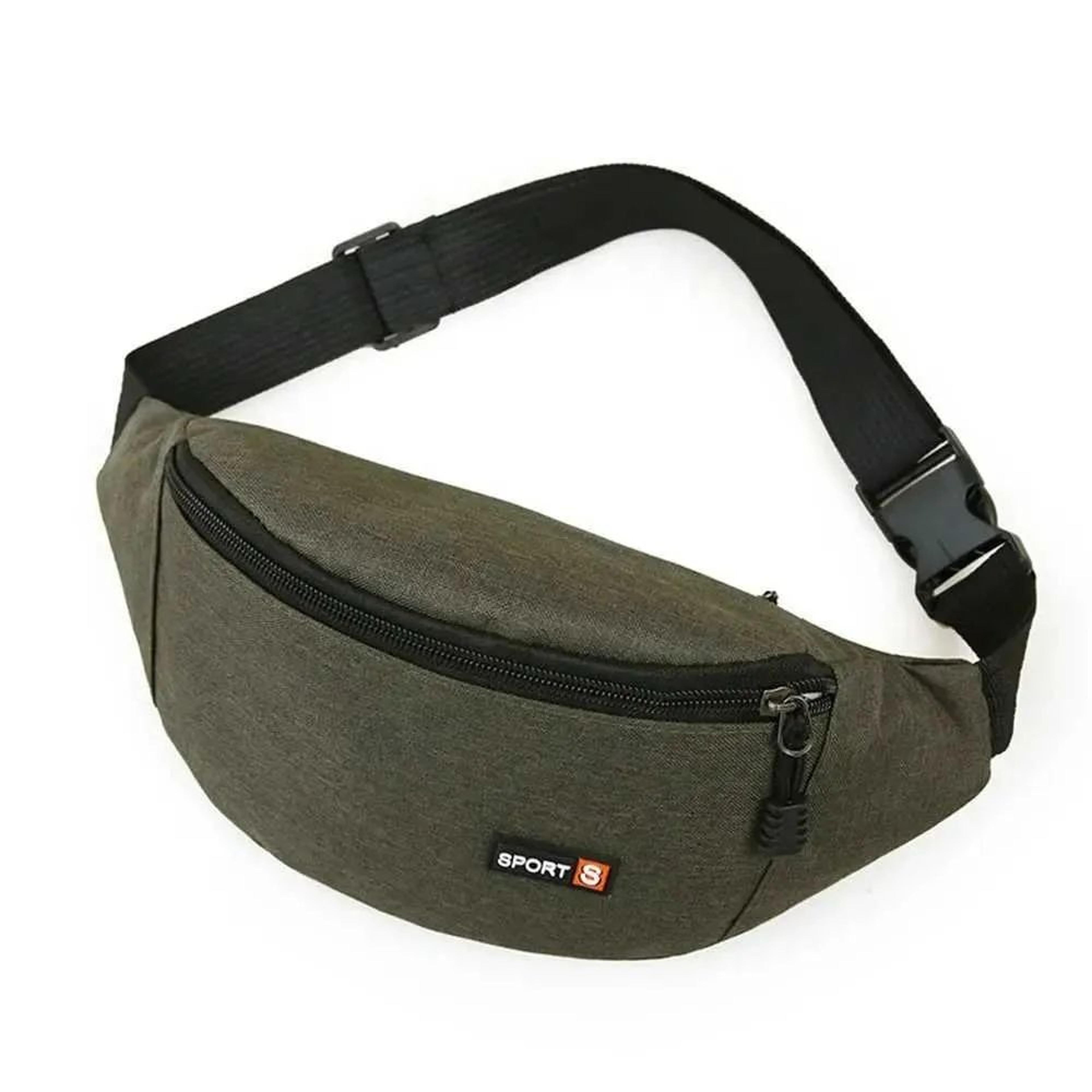 crossbody fanny pack with adjustable strap for travel and gym