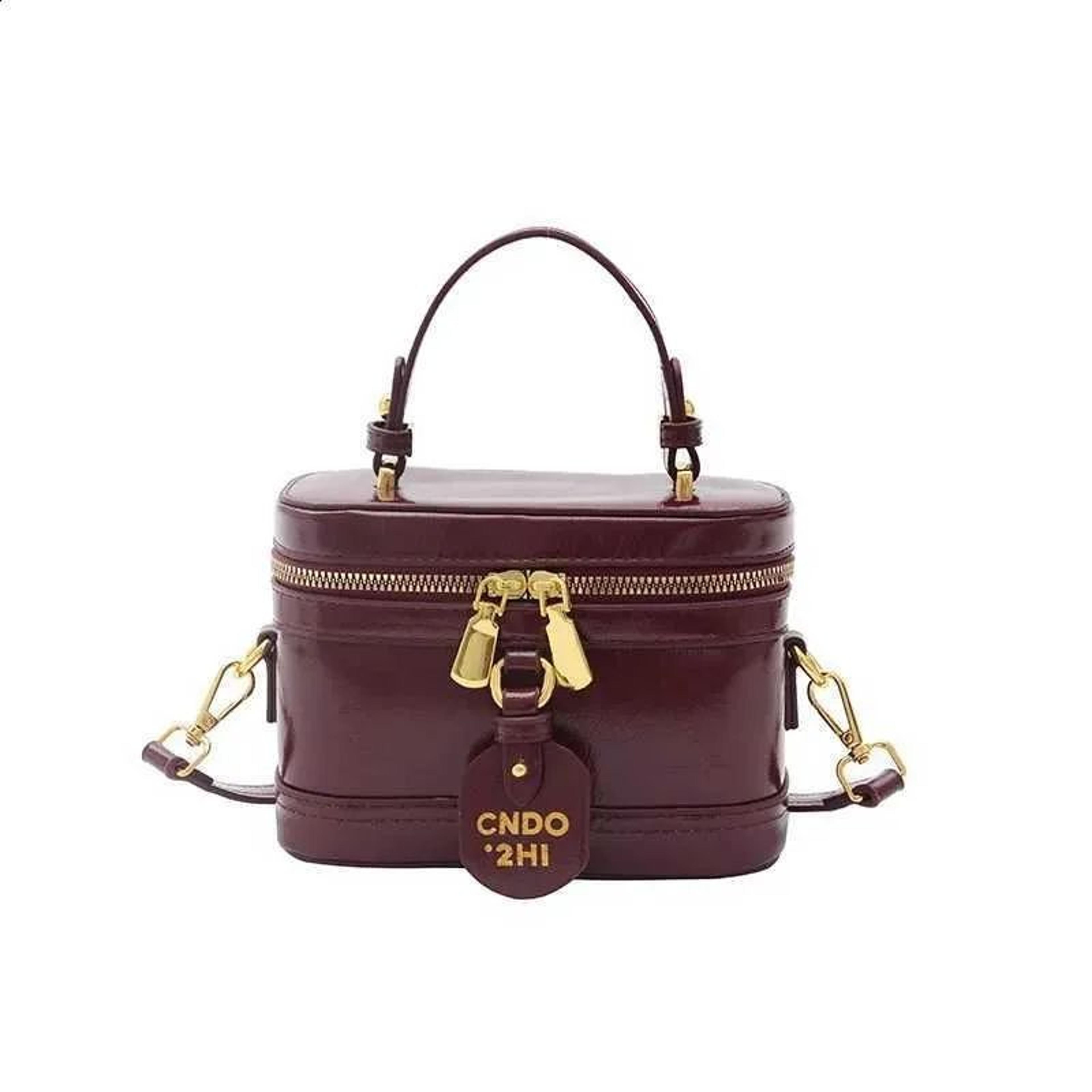 womens pu leather crossbody bucket bag with adjustable strap