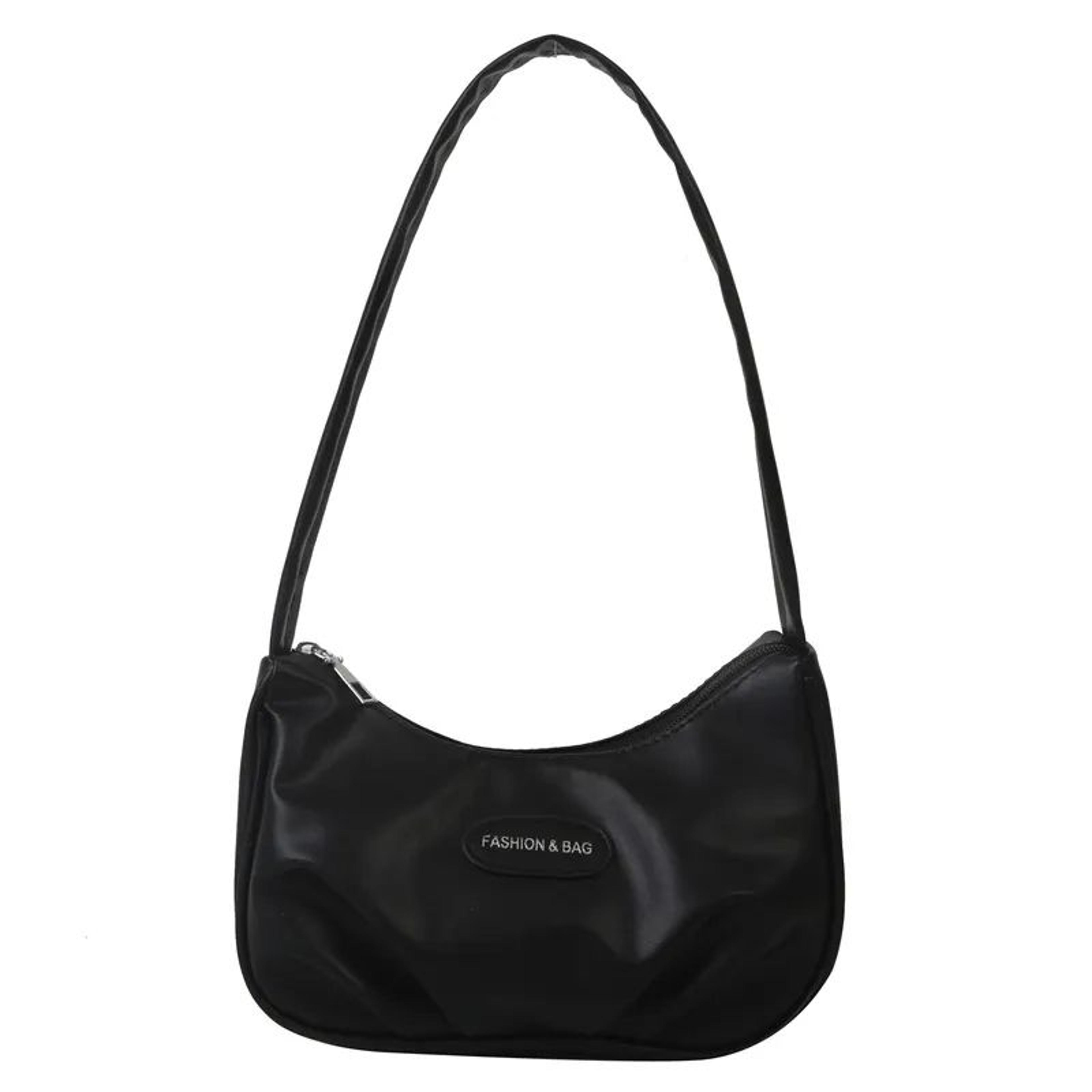 womens pleated crescent crossbody bag with textured solid color design