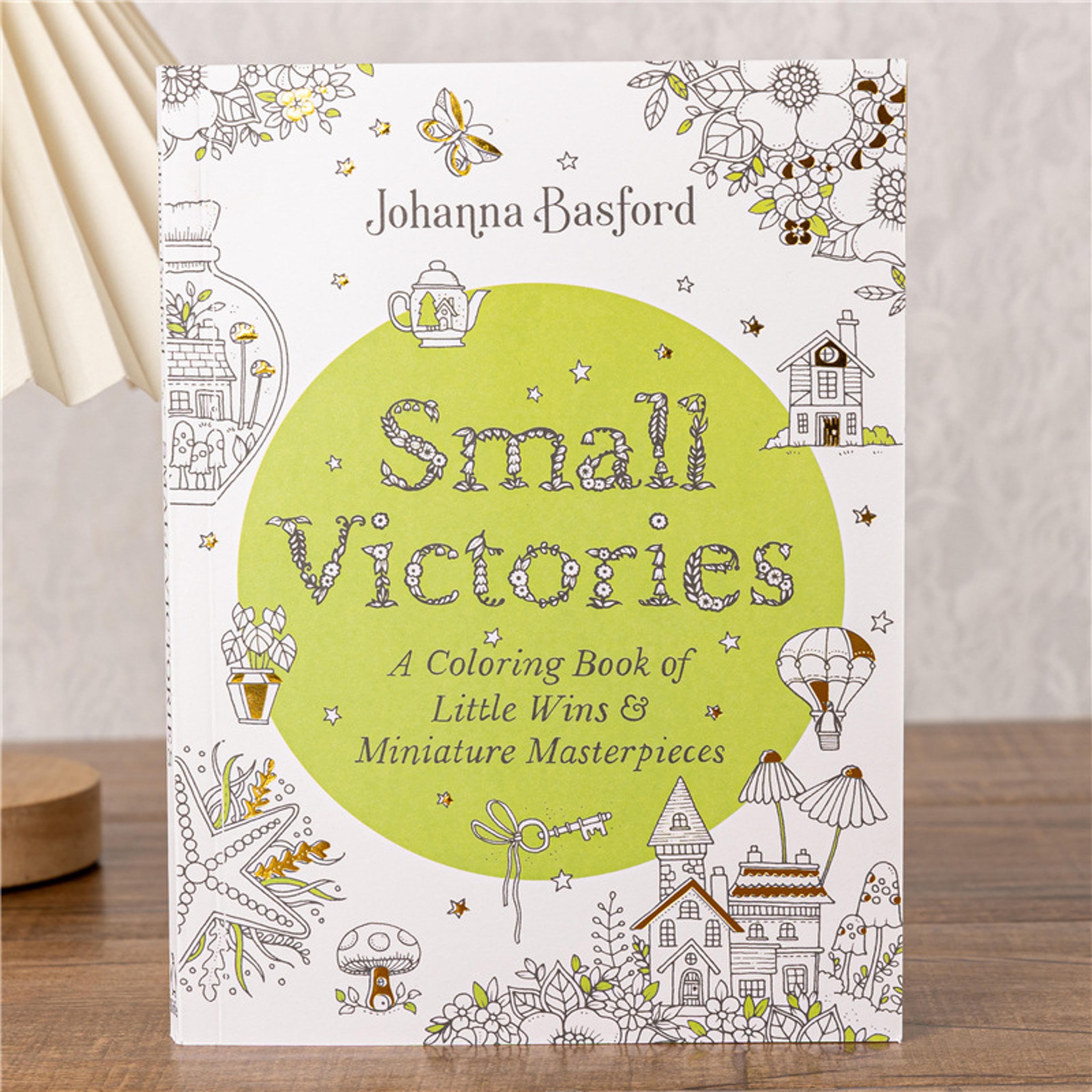 small victories coloring book, adult stress relief, miniature masterpieces, graffiti drawing art
