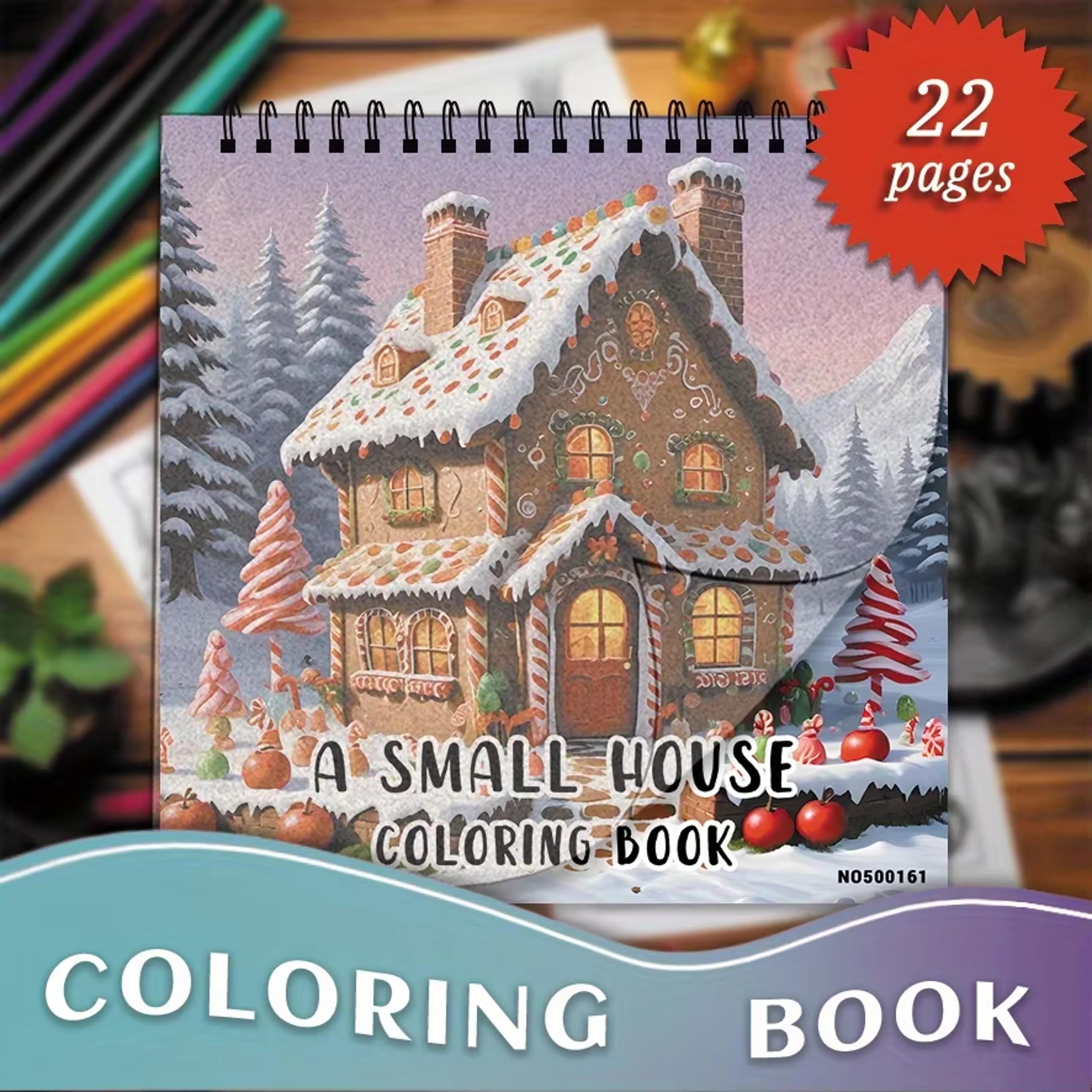 cozy cottage coloring book, an ideal christmas gift for family and friends