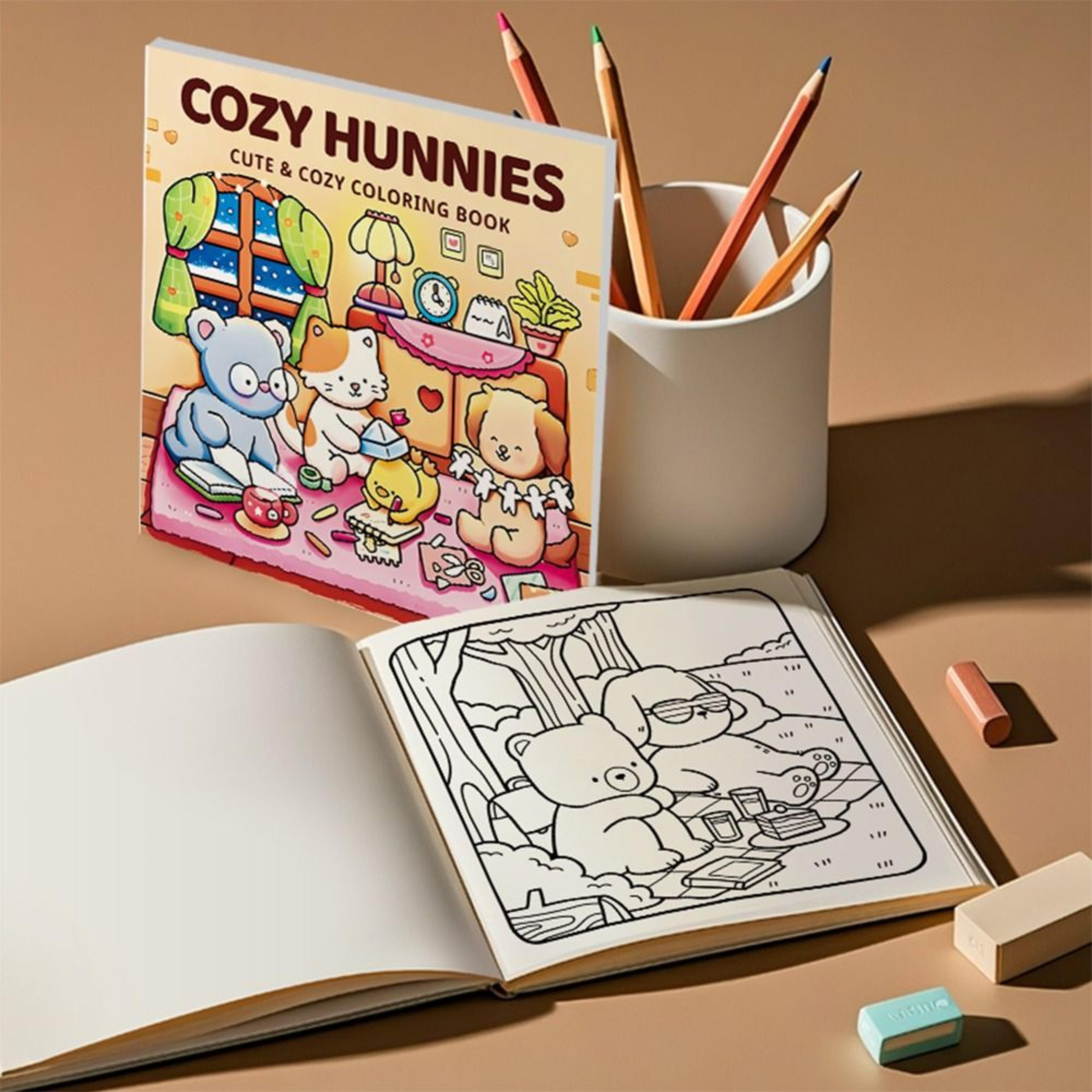 montessori drawing toy, cartoon coloring book for stress relief, educational graffiti painting gift for adults and teens