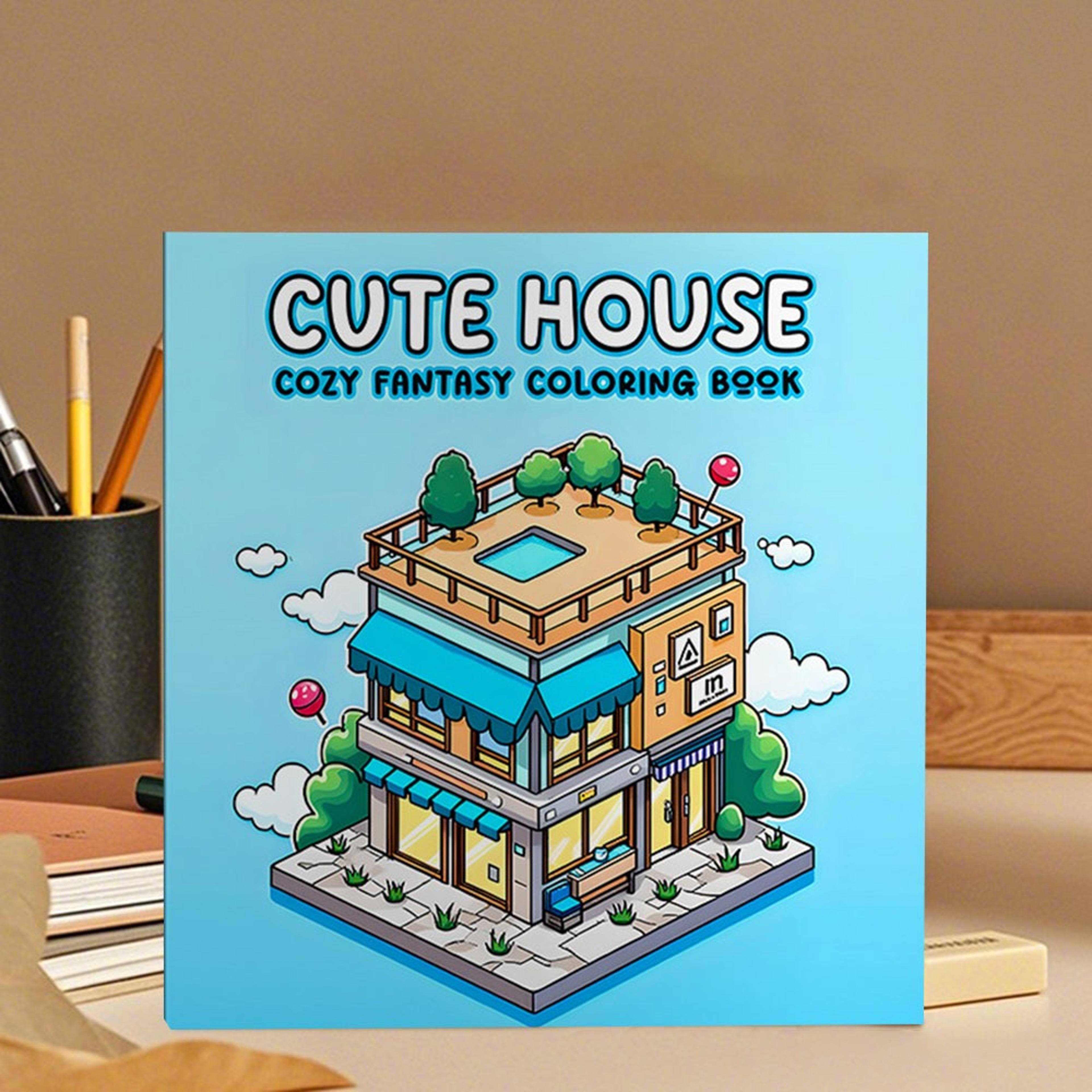 stress relief coloring book for adults, funny cartoon doodles, educational graffiti painting gift for teens