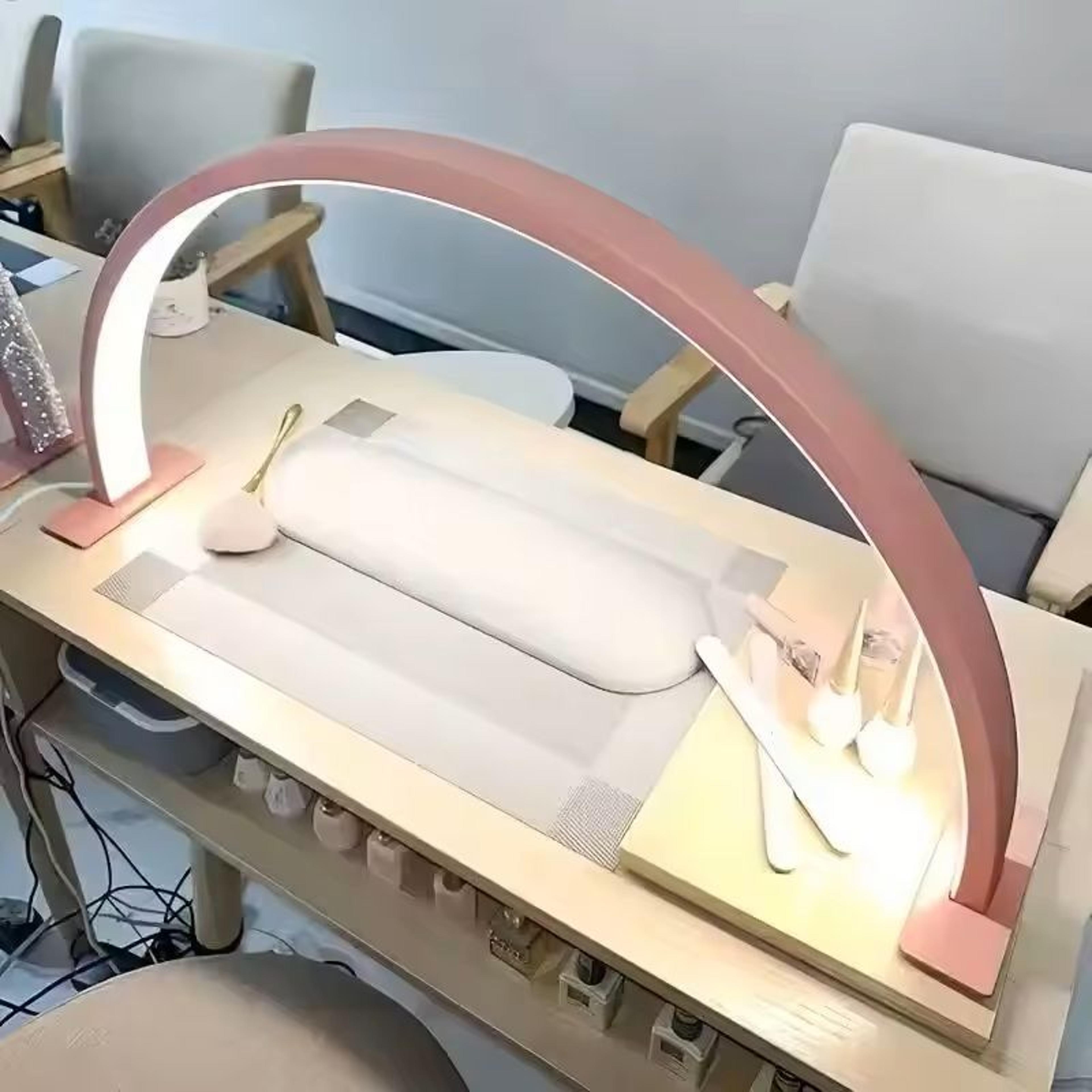 moon style led nail and beauty desk lamp