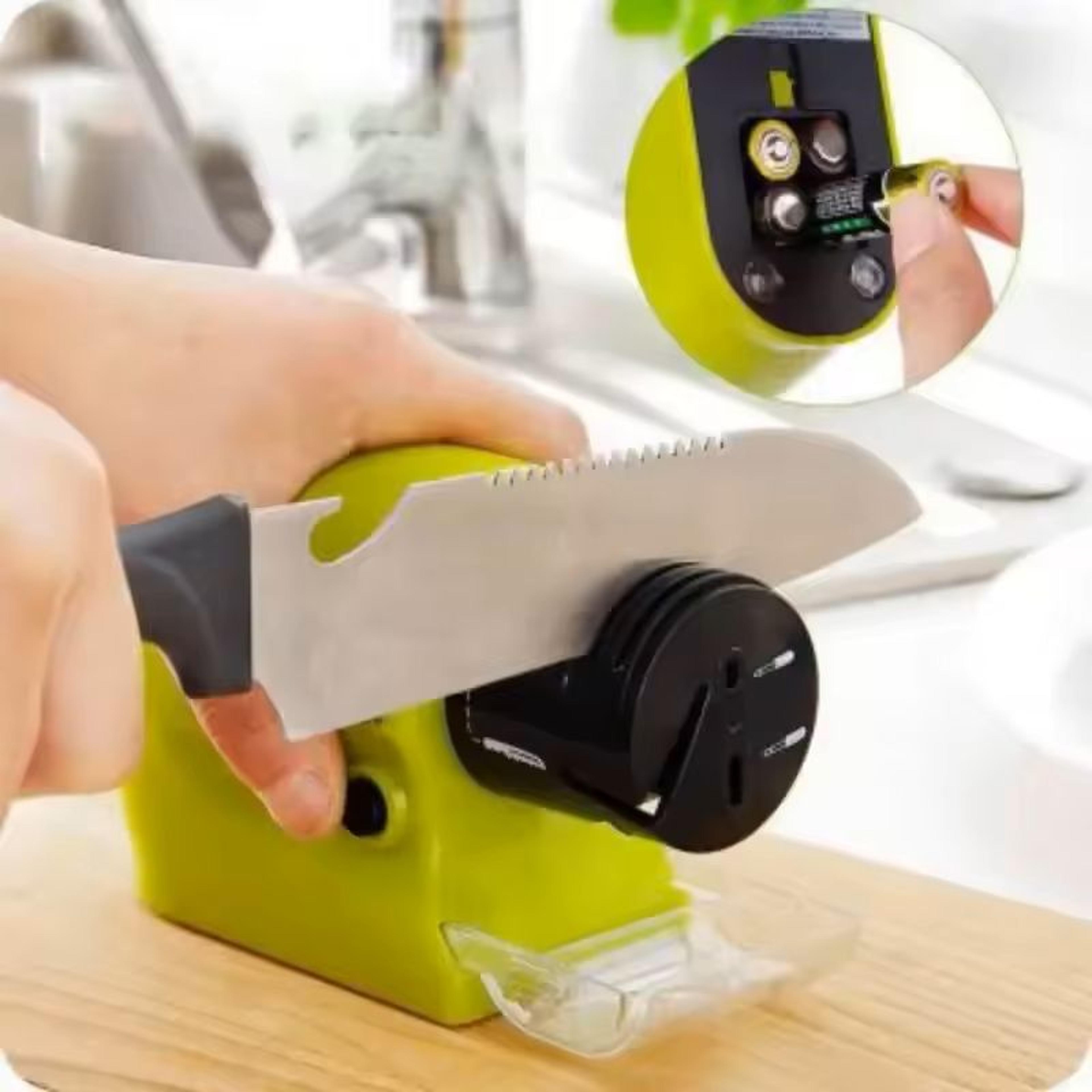 home electric & manual knife sharpener for knives & scissors