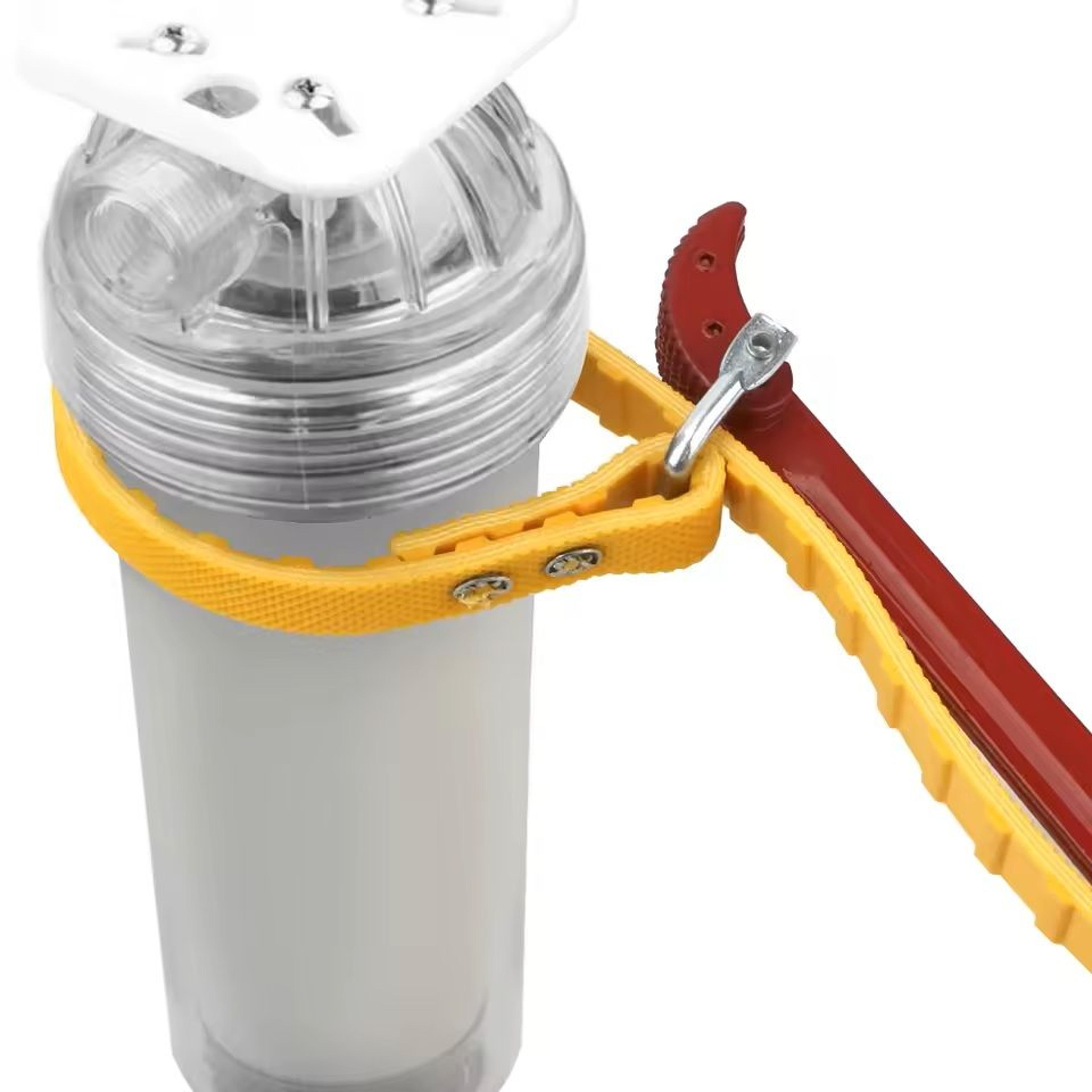 flexgrip adjustable oil filter strap & chain wrench tool