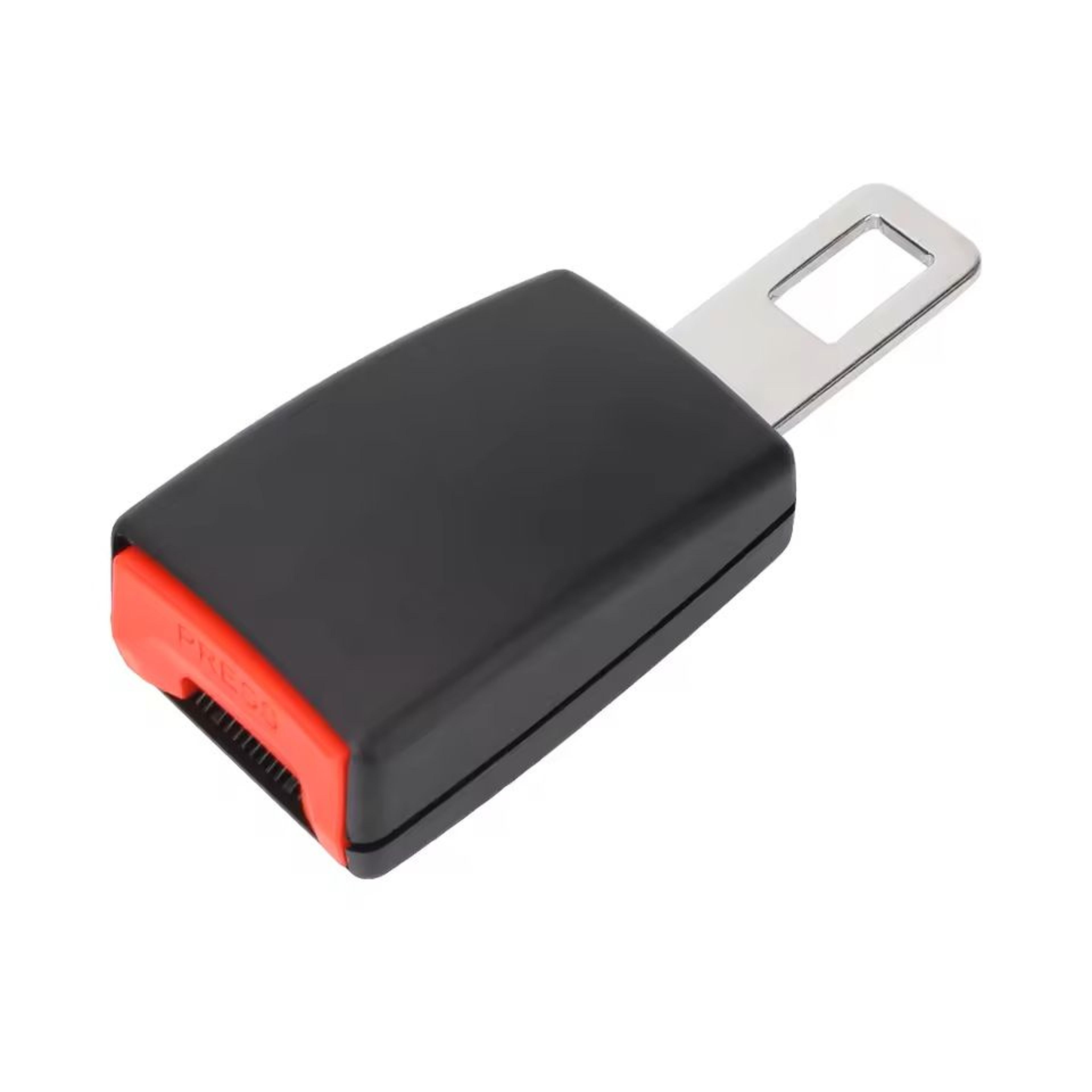 universal seat belt extender clip with 20–22mm tongue adapter