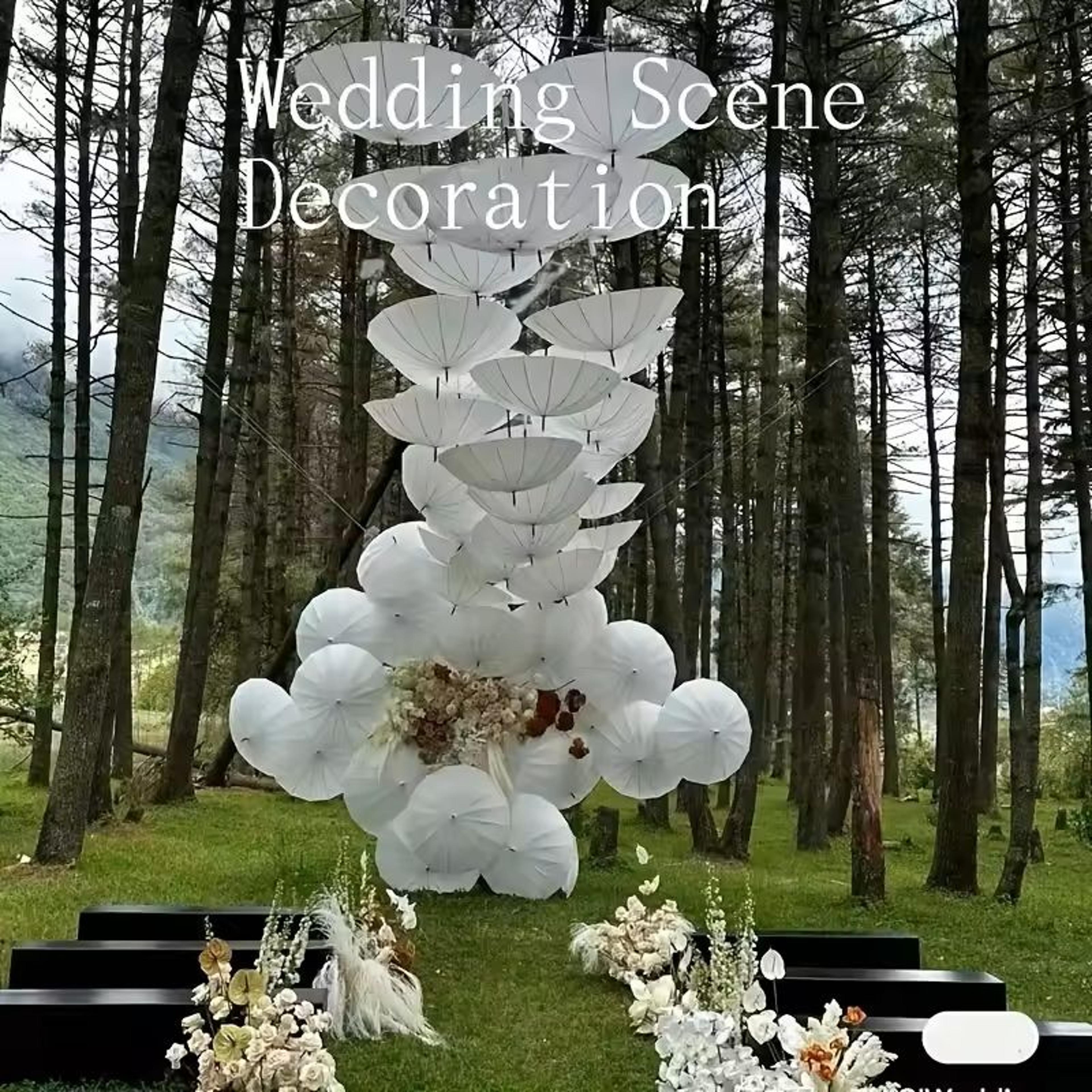 handcrafted white paper umbrella – traditional chinese wedding parasol for photos, parties & bridal decor