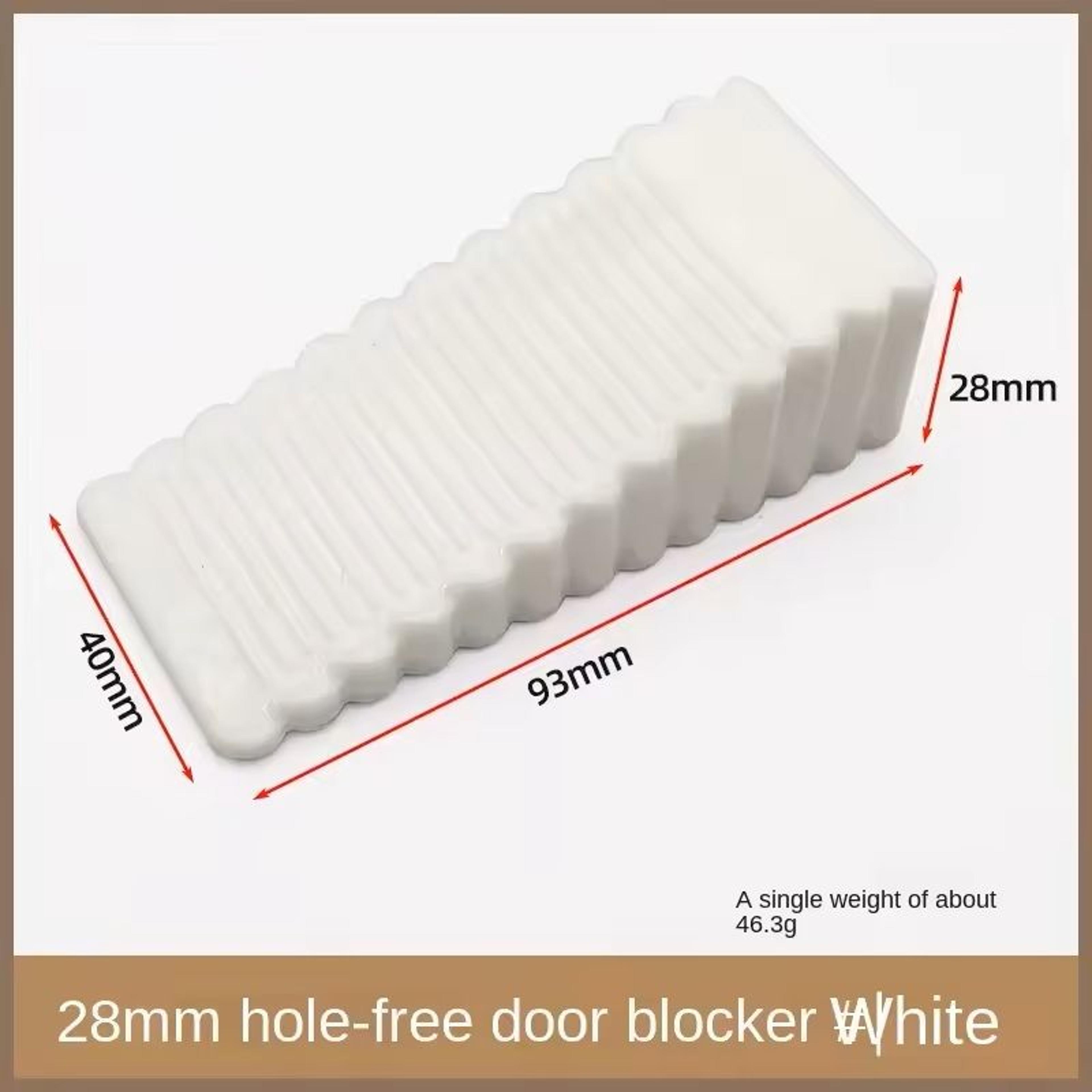 safety silicone door stopper block no-drill anti-slip wedge for home and office