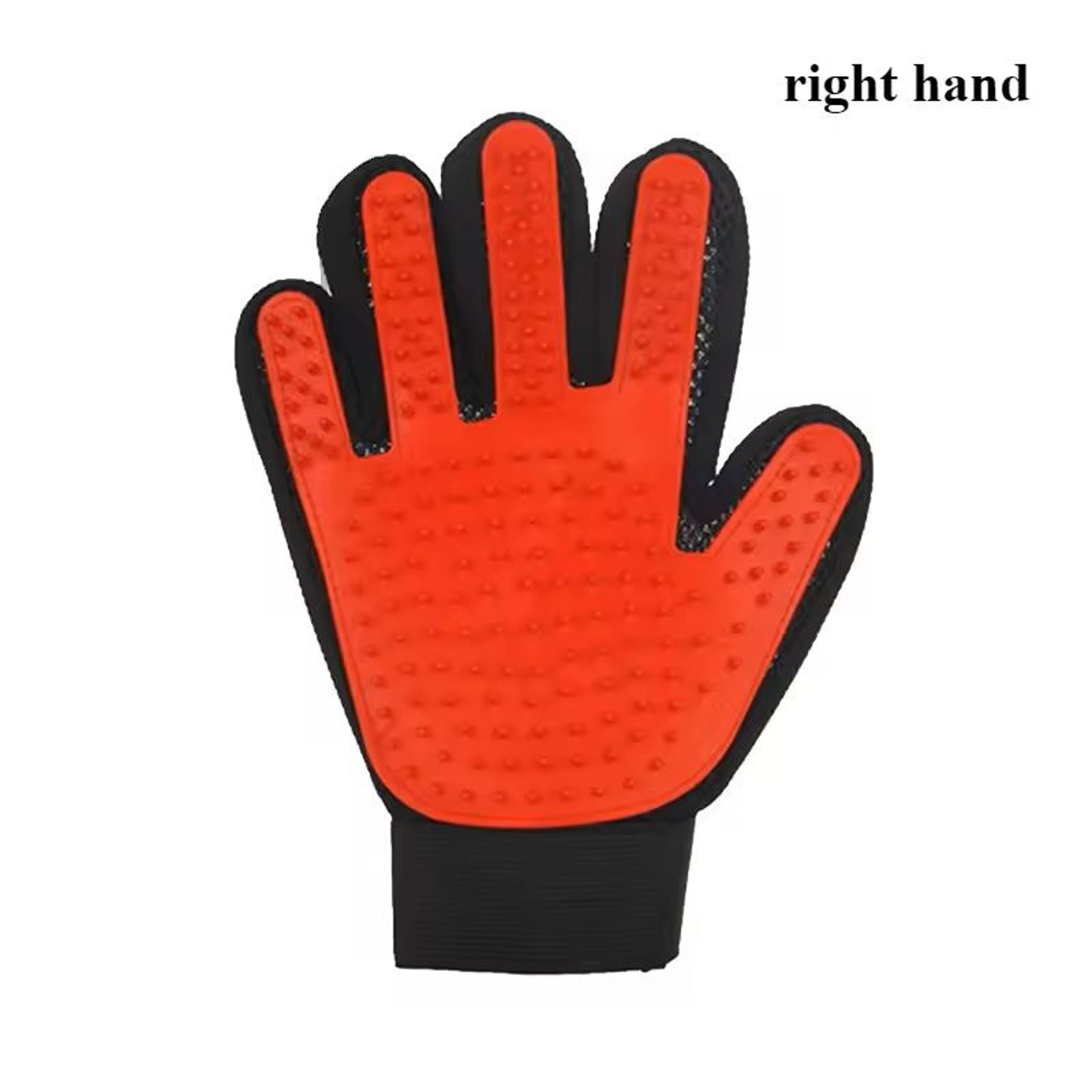 pet grooming gloves – hair removal & bathing massage gloves for dogs and cats