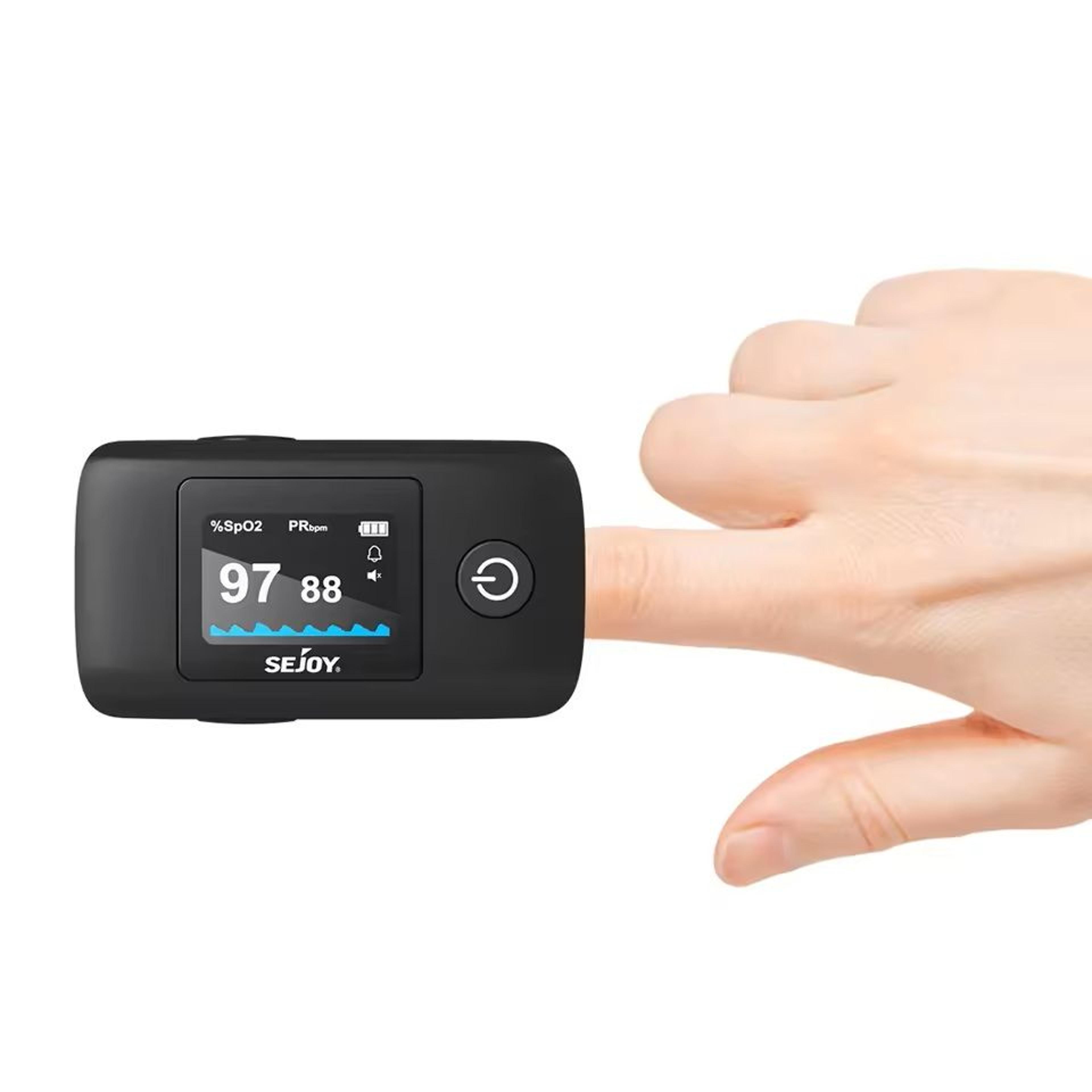 smart health dual monitor – wrist blood pressure & finger pulse oximeter