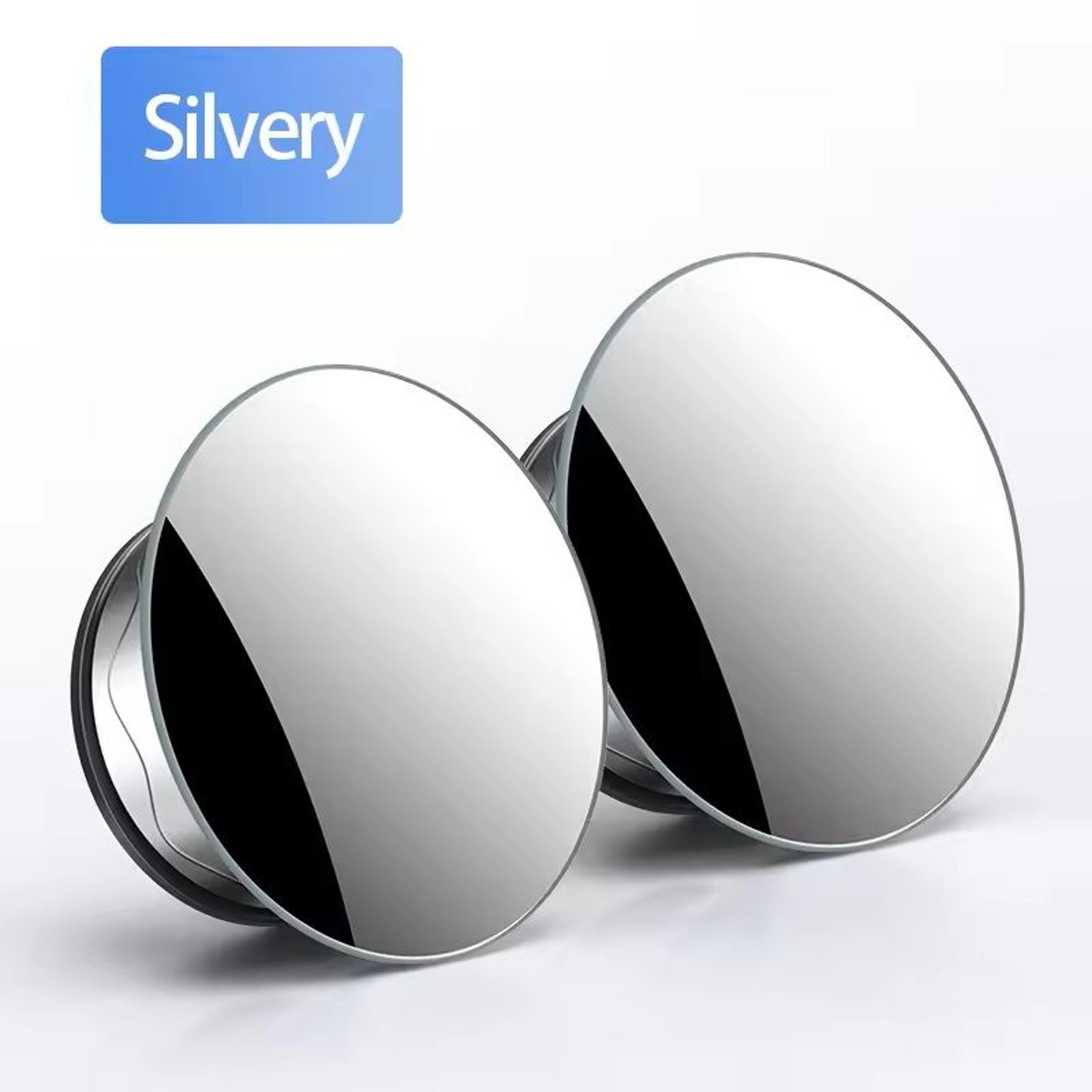 rimless convex blind spot mirror 360 adjustable suction-cup blind spot / rear view mirror for car parking & safe driving