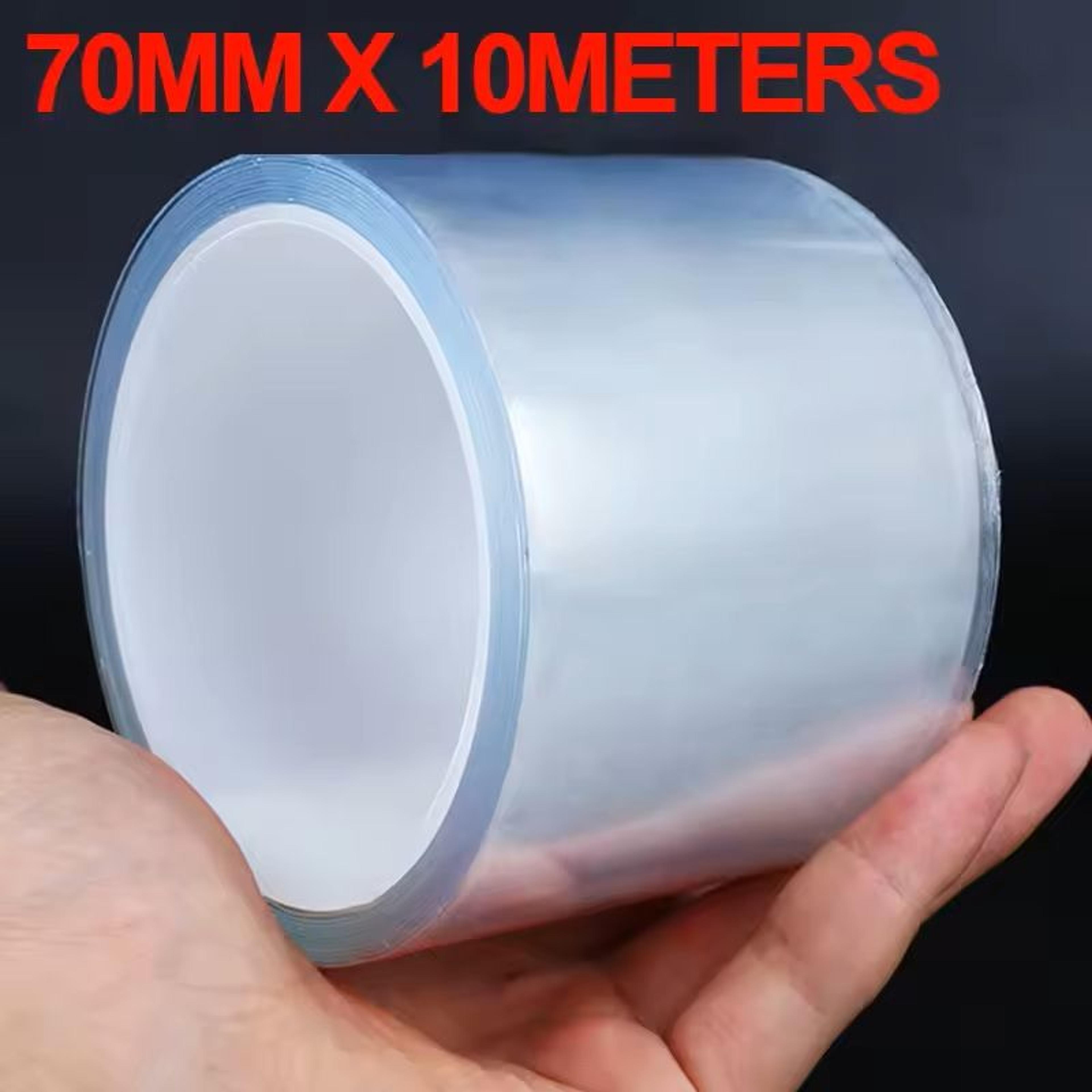 car door edge & sill protective sticker film anti-scratch, transparent auto threshold guard (universal fit)
