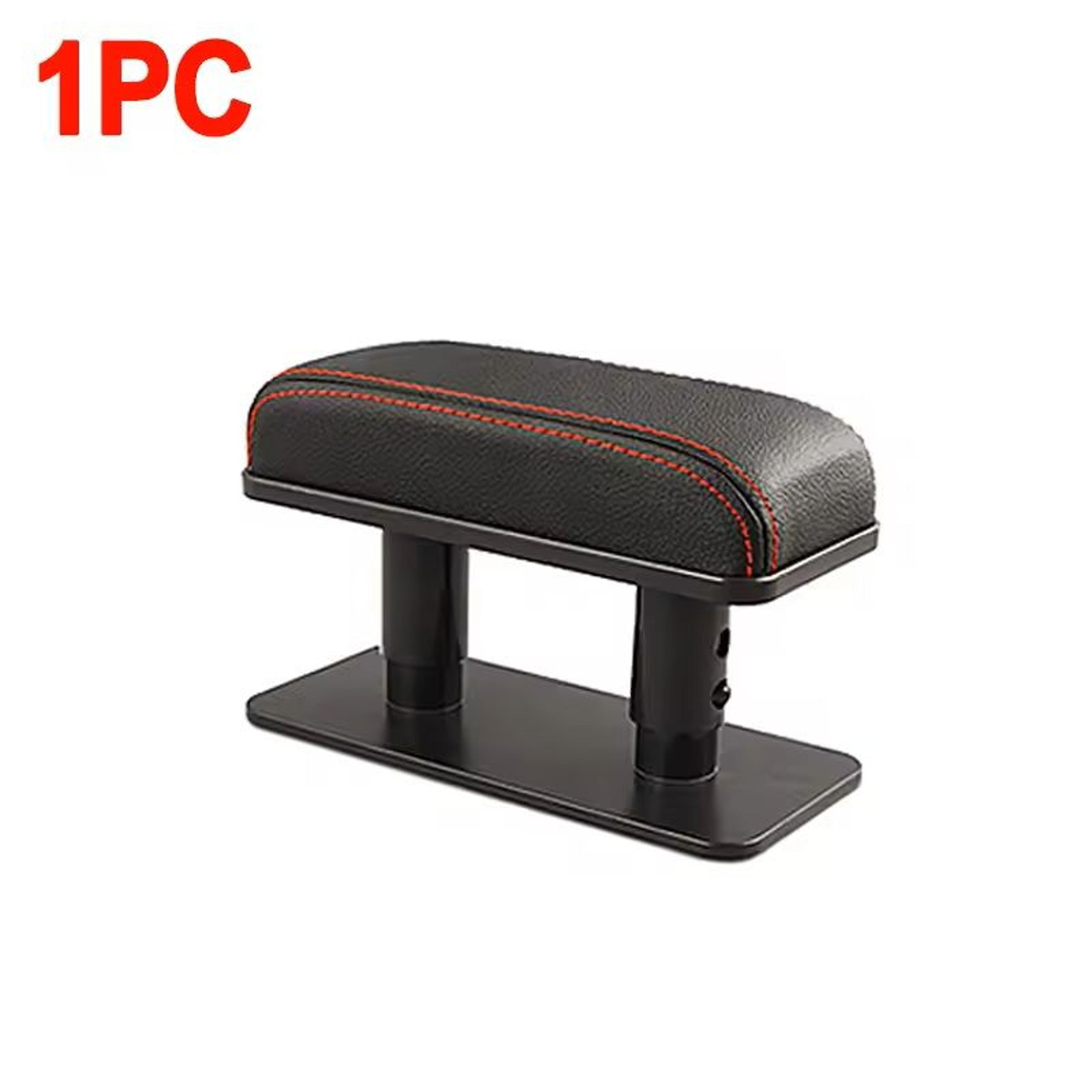 universal adjustable pu leather car armrest extender car door/seat elbow support cushion for comfort & storage