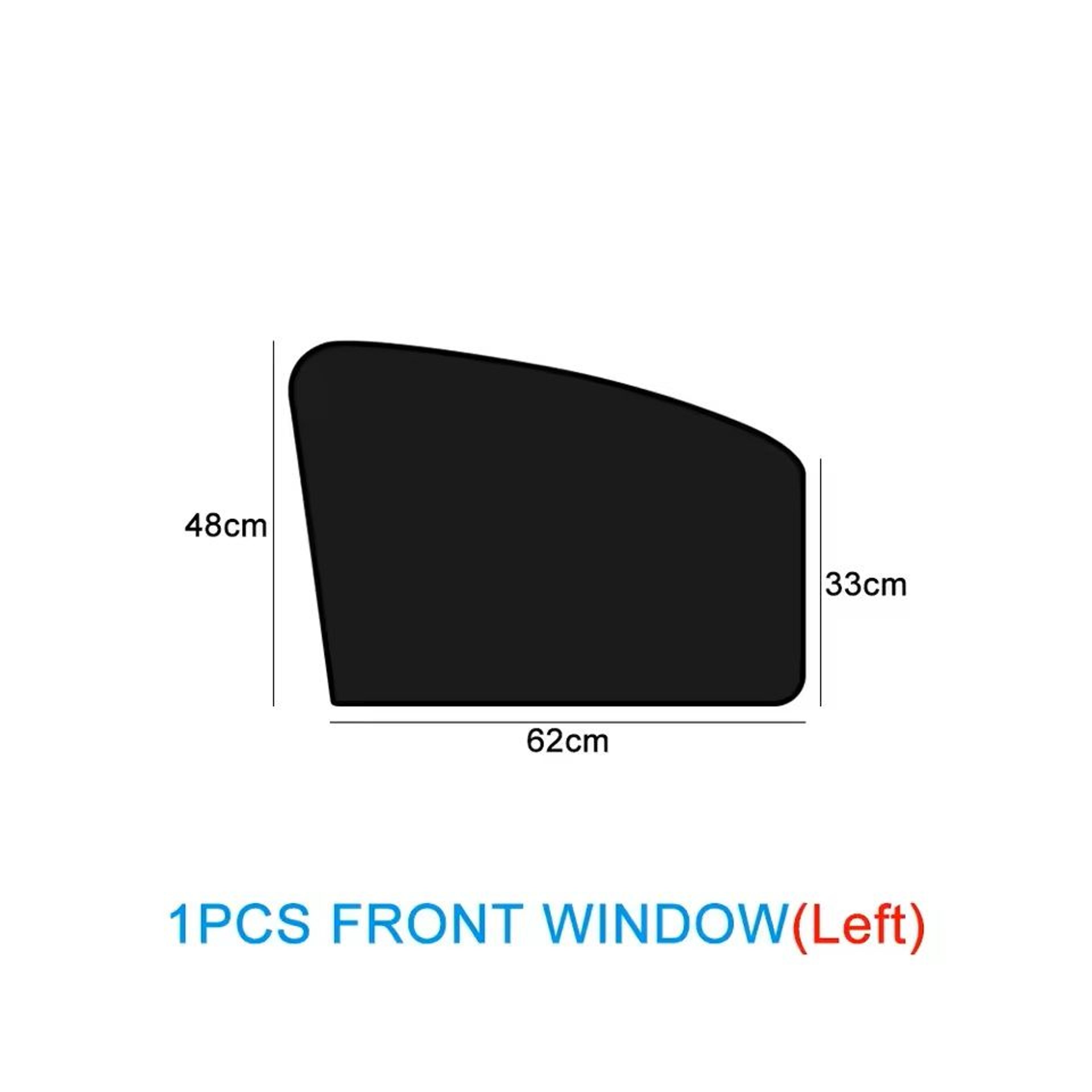 magnetic car sunshade uv-blocking window curtain with double-sided protection for cars & suvs