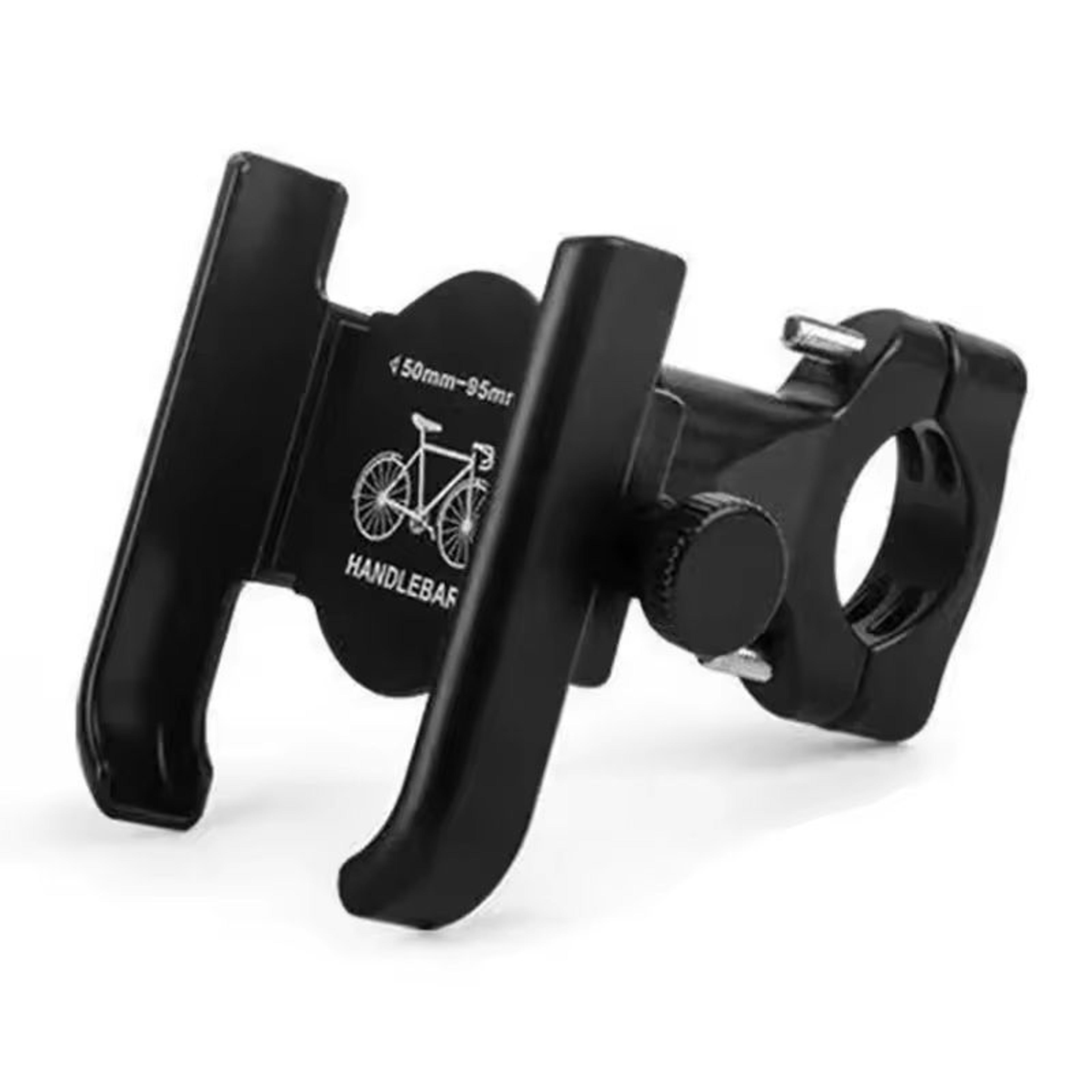 aluminum handlebar phone holder motorcycle & bicycle gps mount bracket with adjustable clip for smartphones